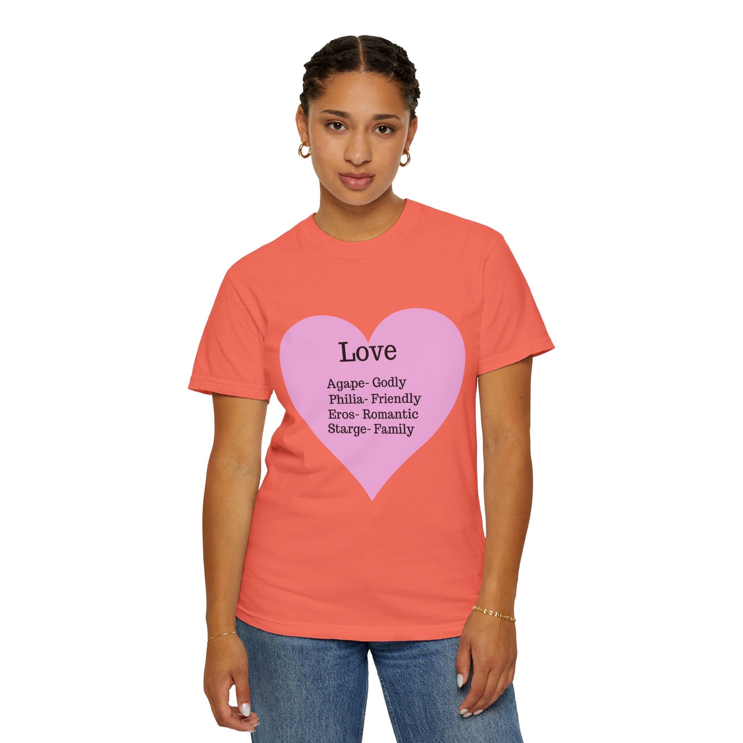 Love-Infused Unisex T-shirt: A Heartfelt Graphic Tee for All Occasions