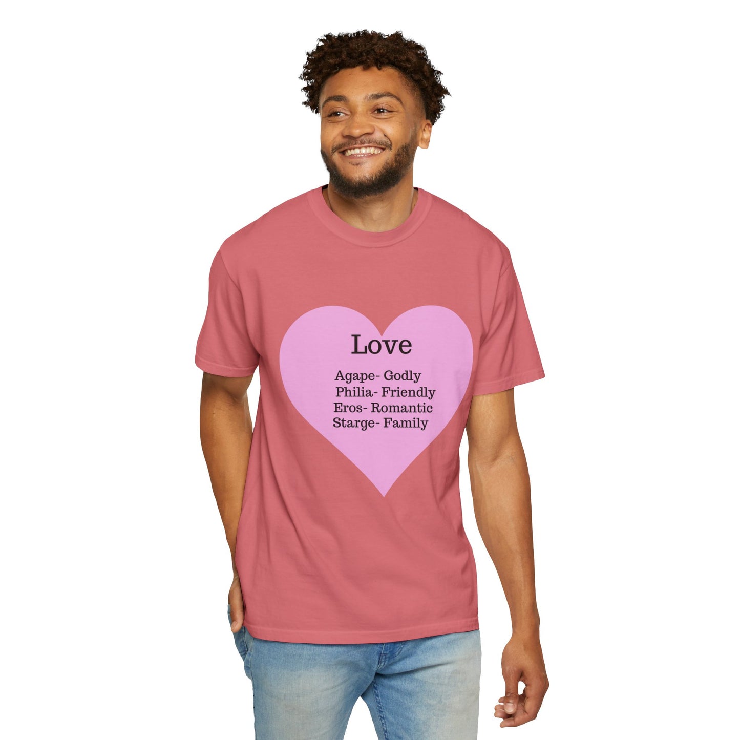 Love-Infused Unisex T-shirt: A Heartfelt Graphic Tee for All Occasions