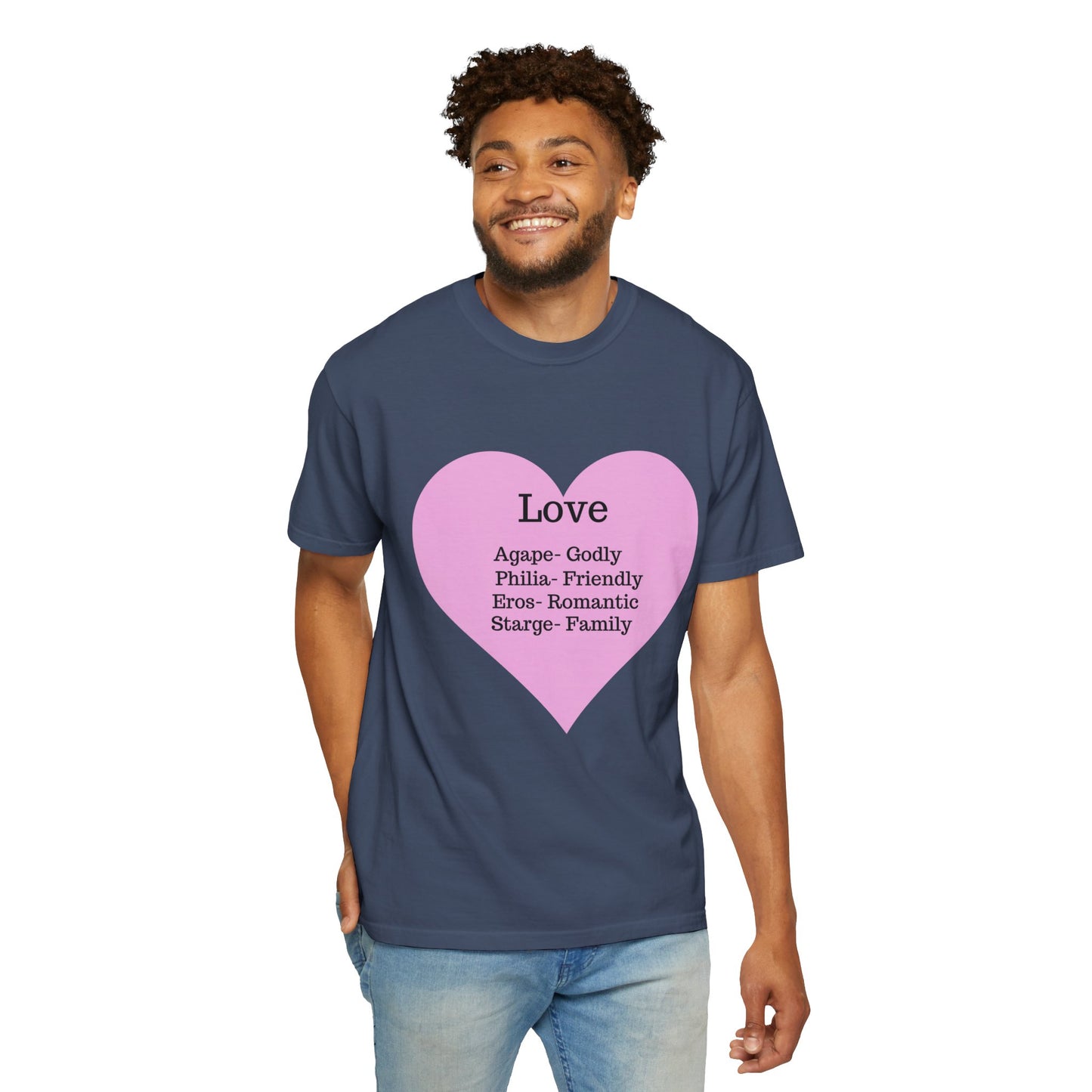 Love-Infused Unisex T-shirt: A Heartfelt Graphic Tee for All Occasions
