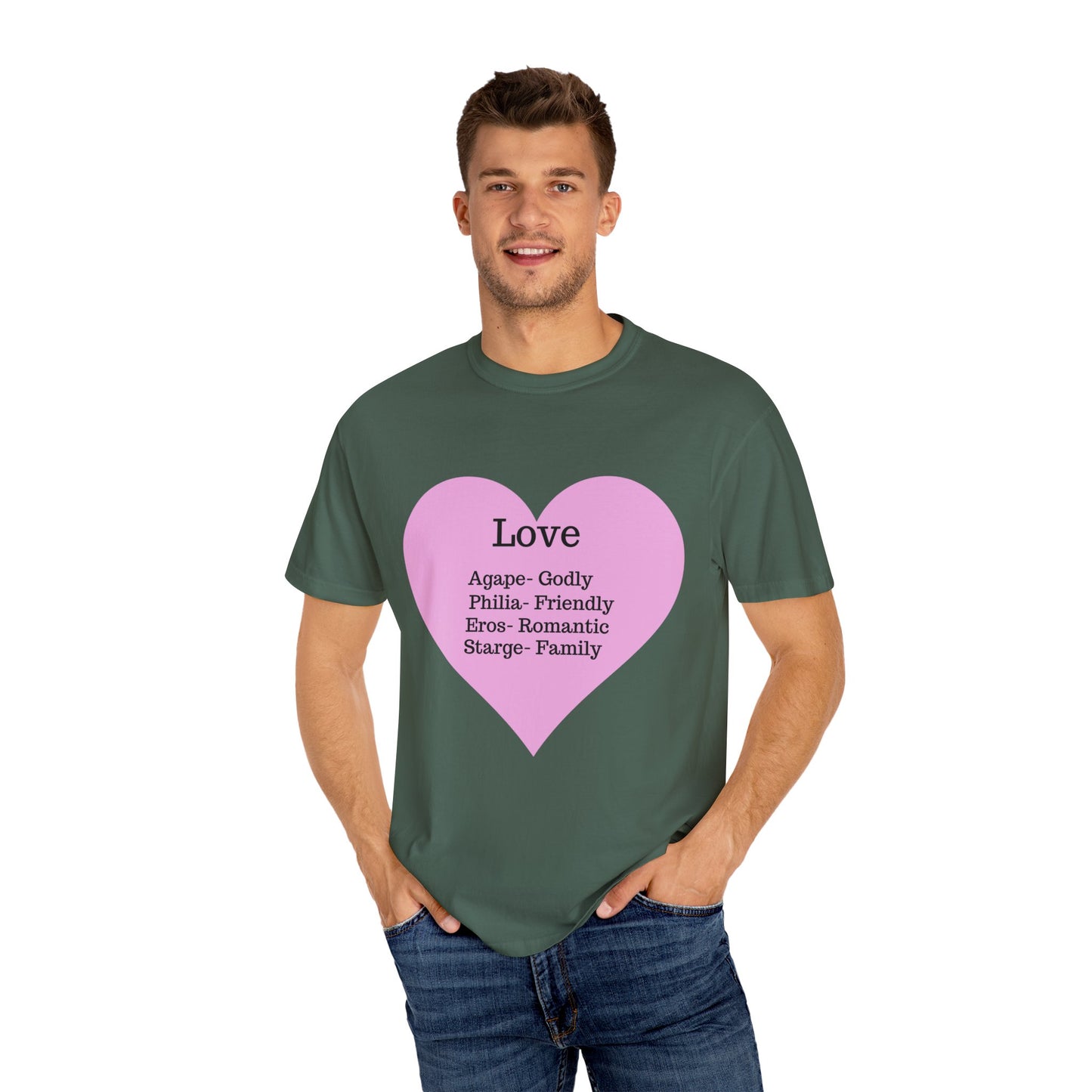 Love-Infused Unisex T-shirt: A Heartfelt Graphic Tee for All Occasions