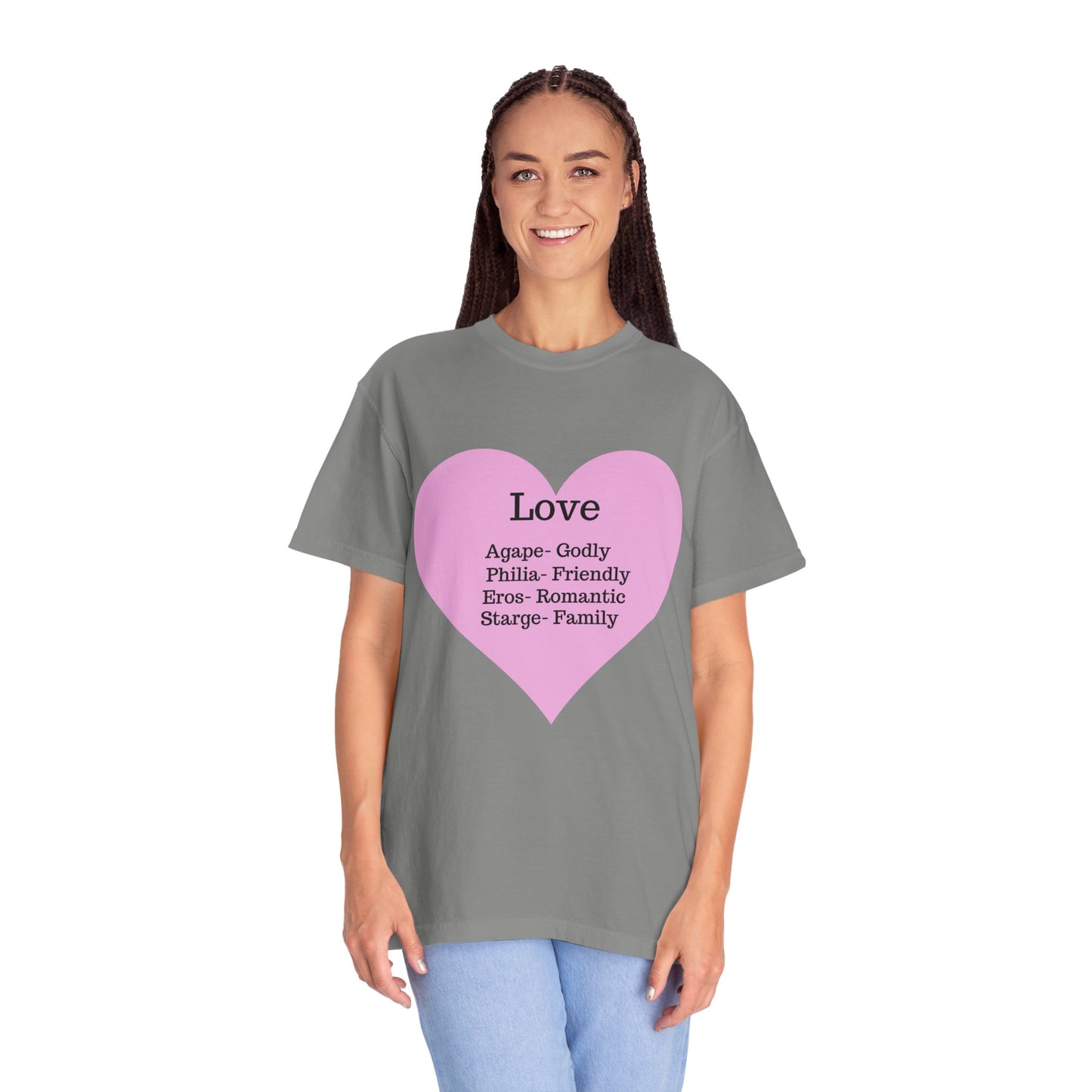 Love-Infused Unisex T-shirt: A Heartfelt Graphic Tee for All Occasions