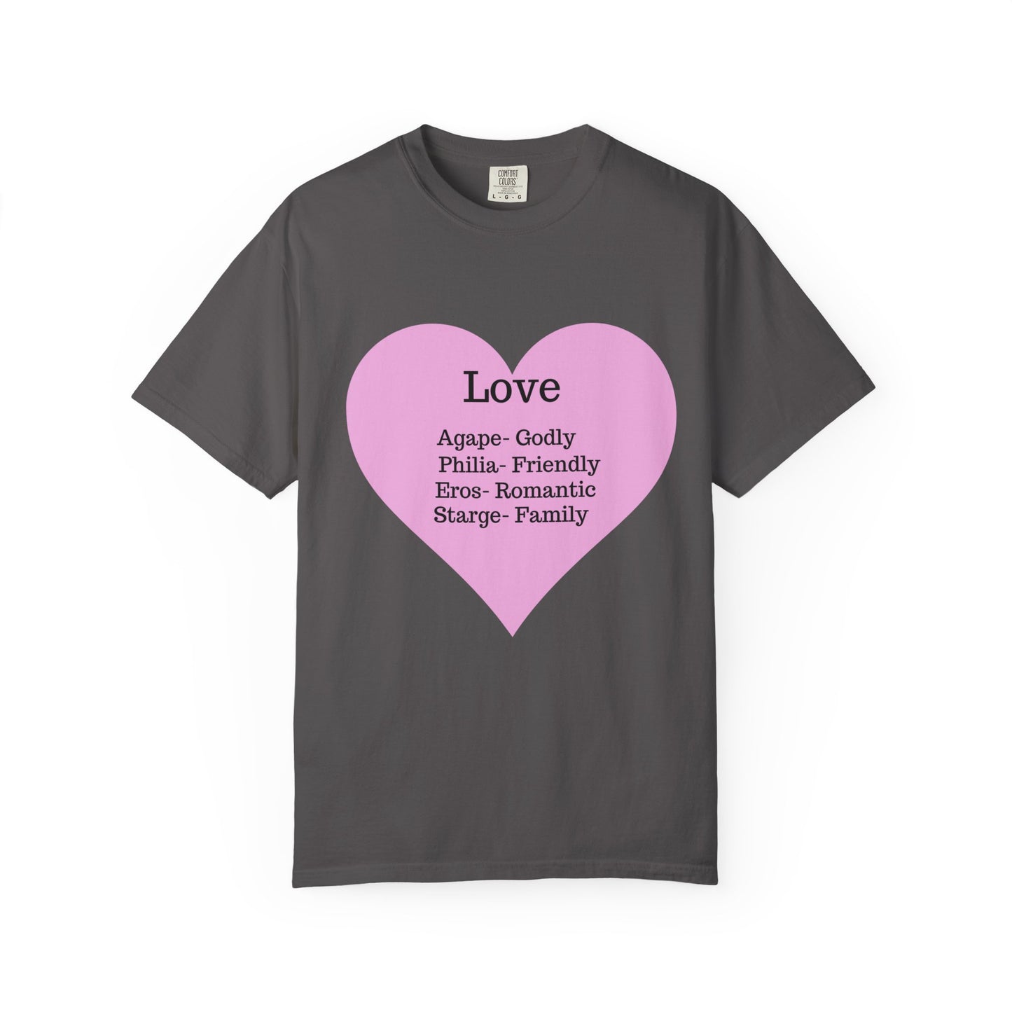 Love-Infused Unisex T-shirt: A Heartfelt Graphic Tee for All Occasions