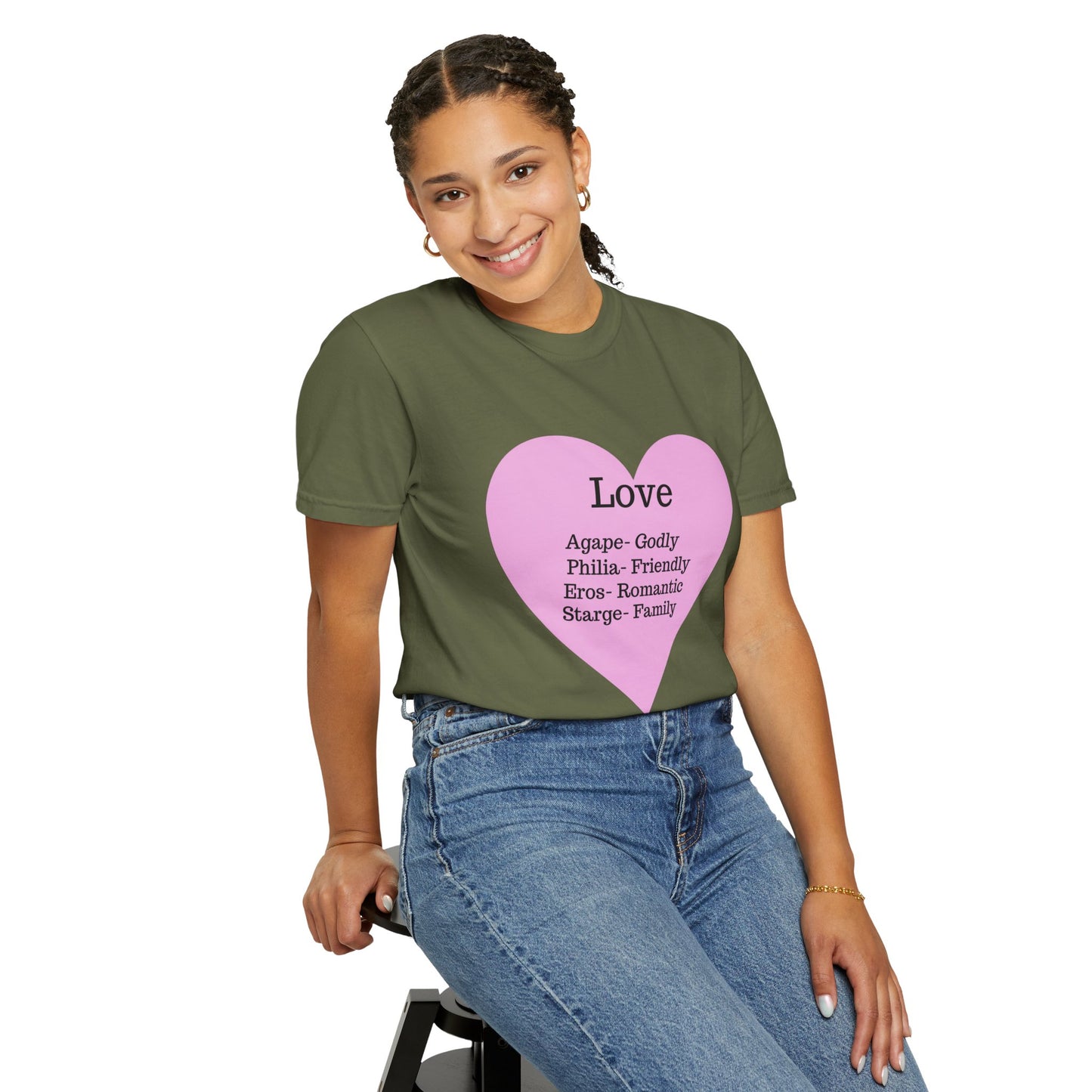 Love-Infused Unisex T-shirt: A Heartfelt Graphic Tee for All Occasions