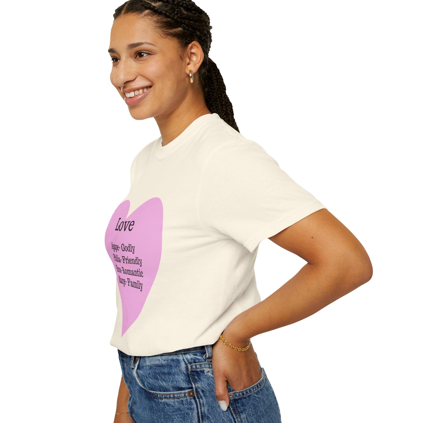 Love-Infused Unisex T-shirt: A Heartfelt Graphic Tee for All Occasions