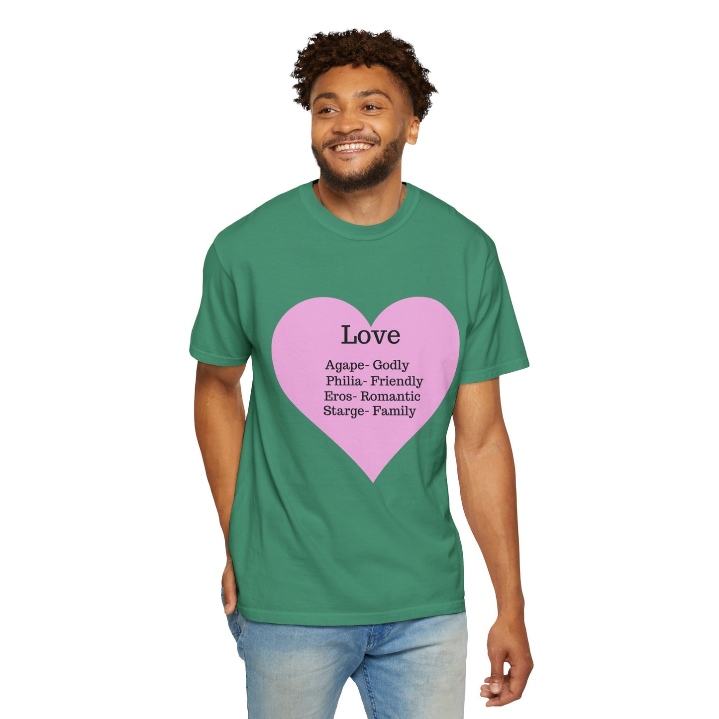 Love-Infused Unisex T-shirt: A Heartfelt Graphic Tee for All Occasions