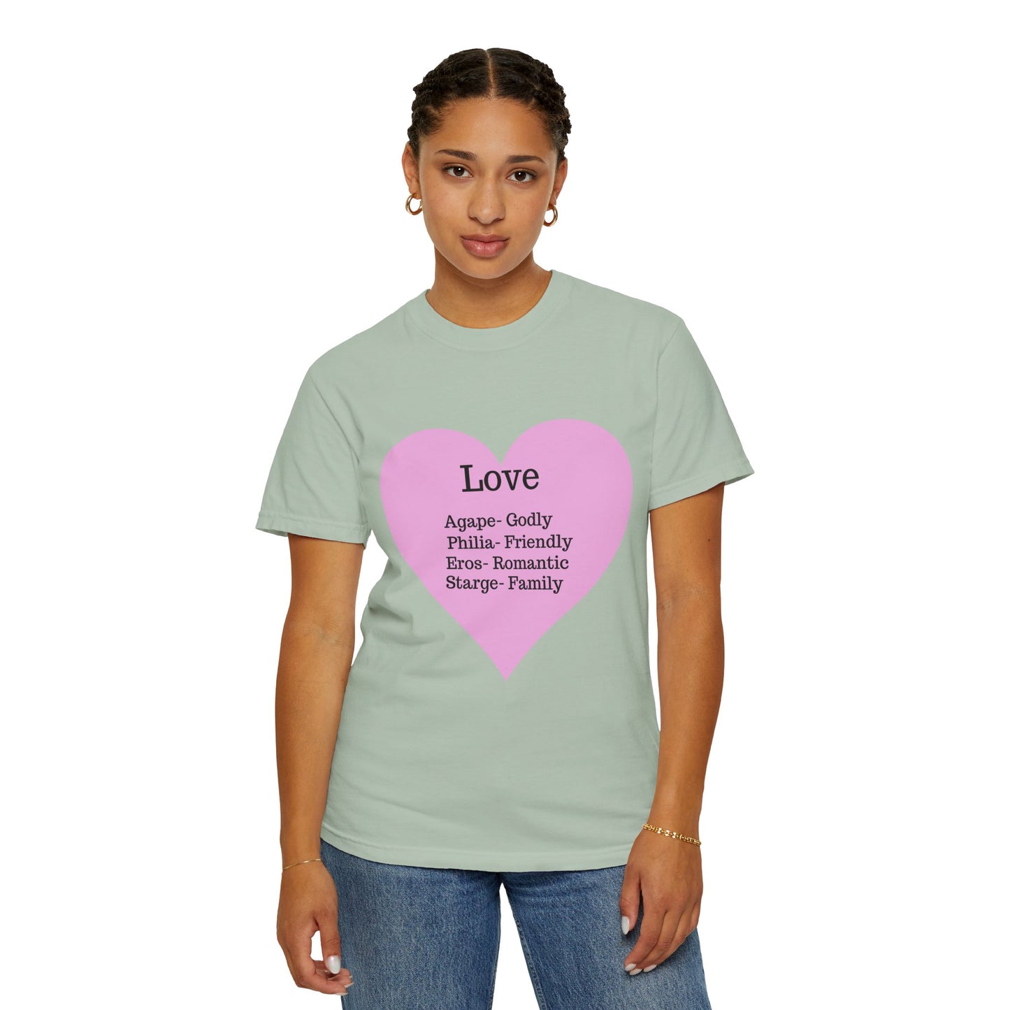 Love-Infused Unisex T-shirt: A Heartfelt Graphic Tee for All Occasions