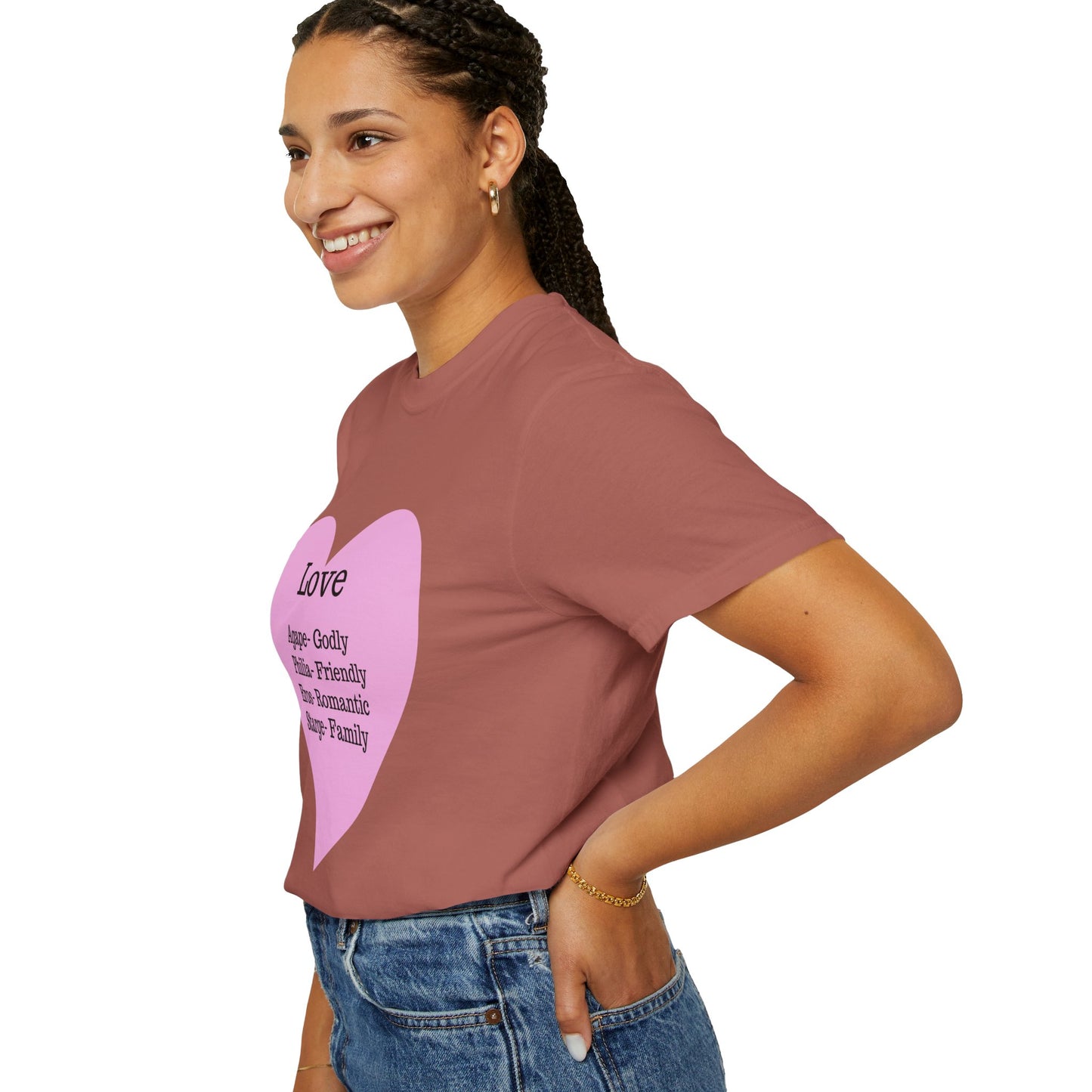 Love-Infused Unisex T-shirt: A Heartfelt Graphic Tee for All Occasions