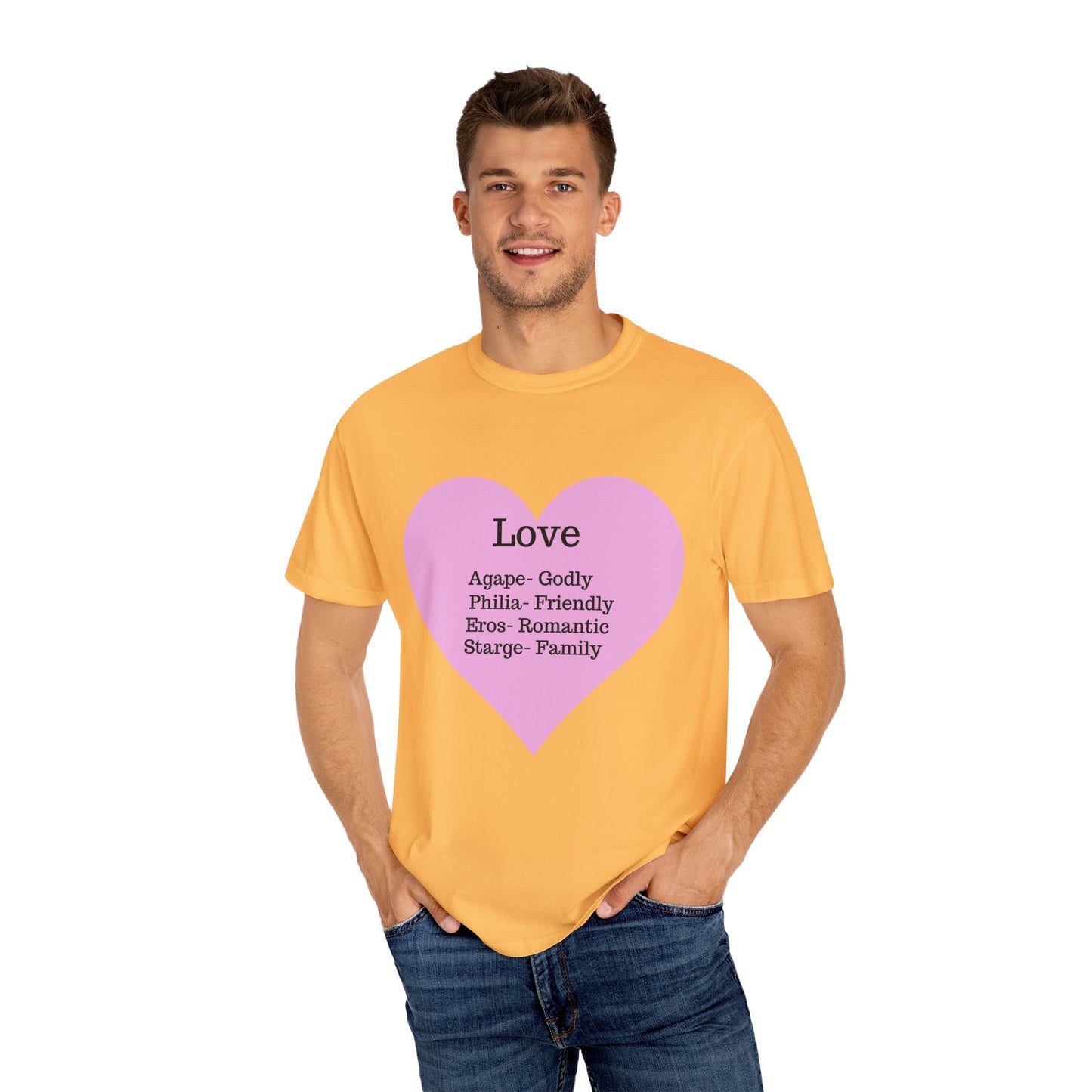 Love-Infused Unisex T-shirt: A Heartfelt Graphic Tee for All Occasions