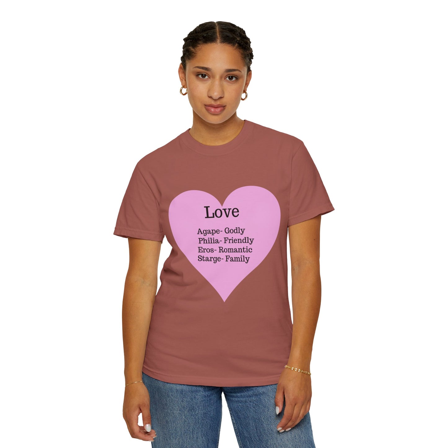 Love-Infused Unisex T-shirt: A Heartfelt Graphic Tee for All Occasions