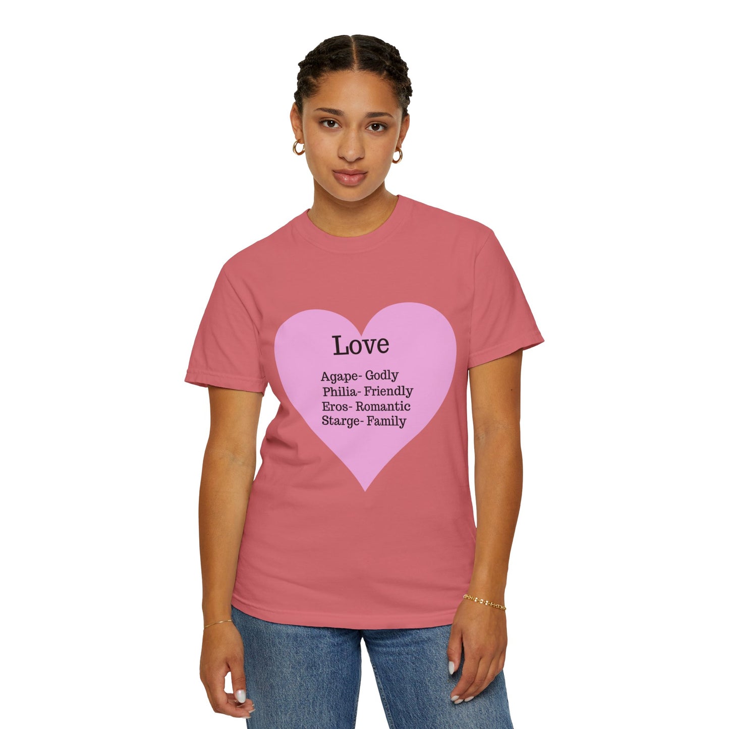 Love-Infused Unisex T-shirt: A Heartfelt Graphic Tee for All Occasions