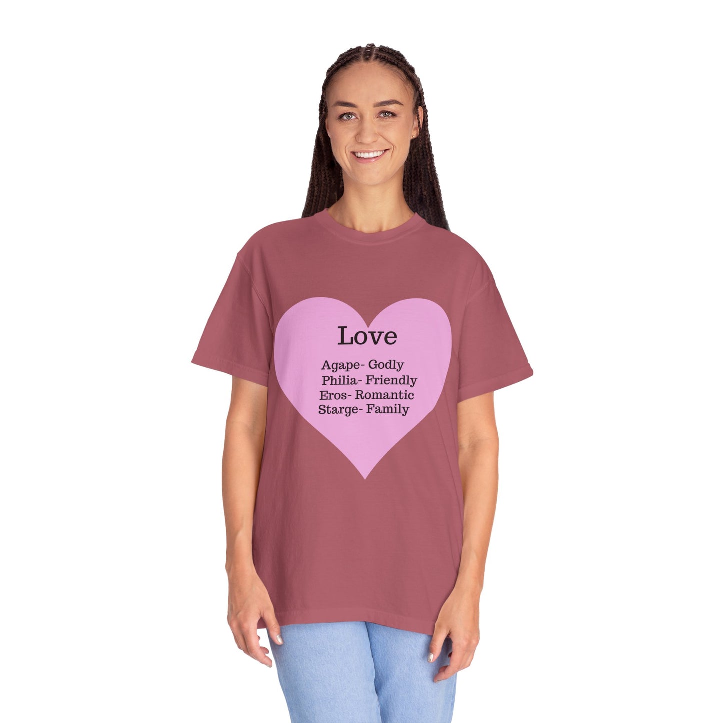 Love-Infused Unisex T-shirt: A Heartfelt Graphic Tee for All Occasions