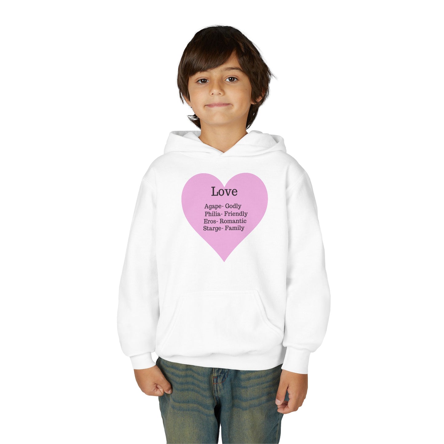 The Meaning of Love Kids Hoodie