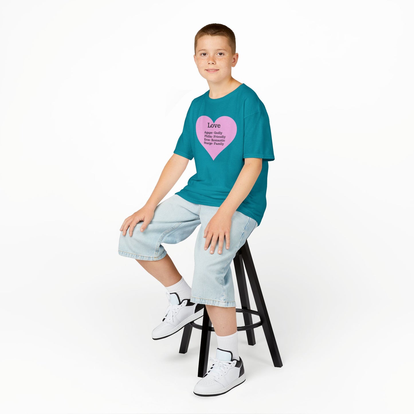 The Meaning of Love Kids T-Shirt | Heart Graphic Tee