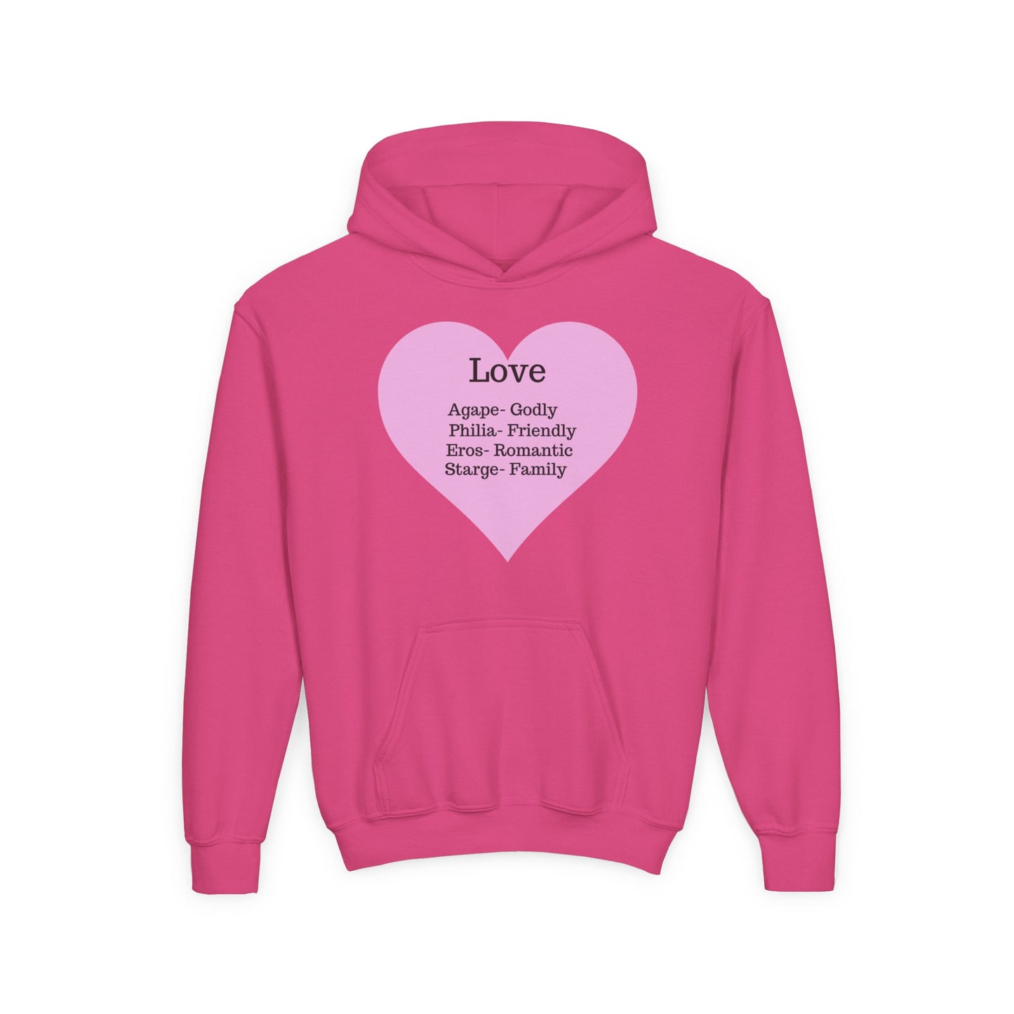 The Meaning of Love Kids Hoodie
