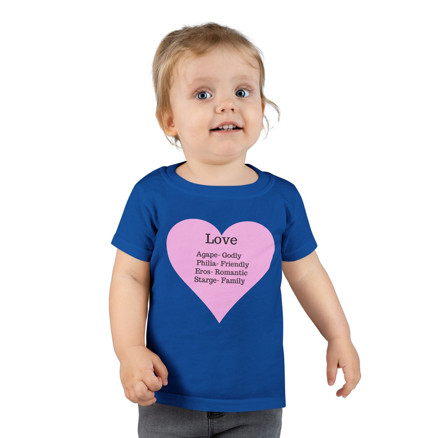 Types of Love Heart Toddler T-Shirt