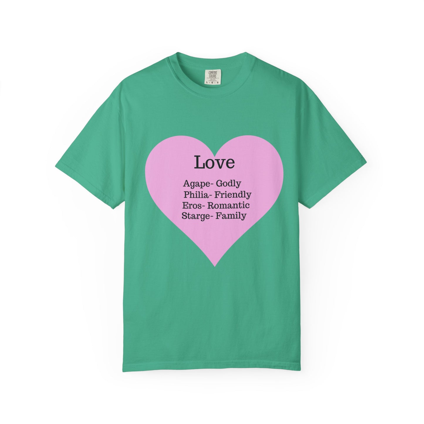 Love-Infused Unisex T-shirt: A Heartfelt Graphic Tee for All Occasions