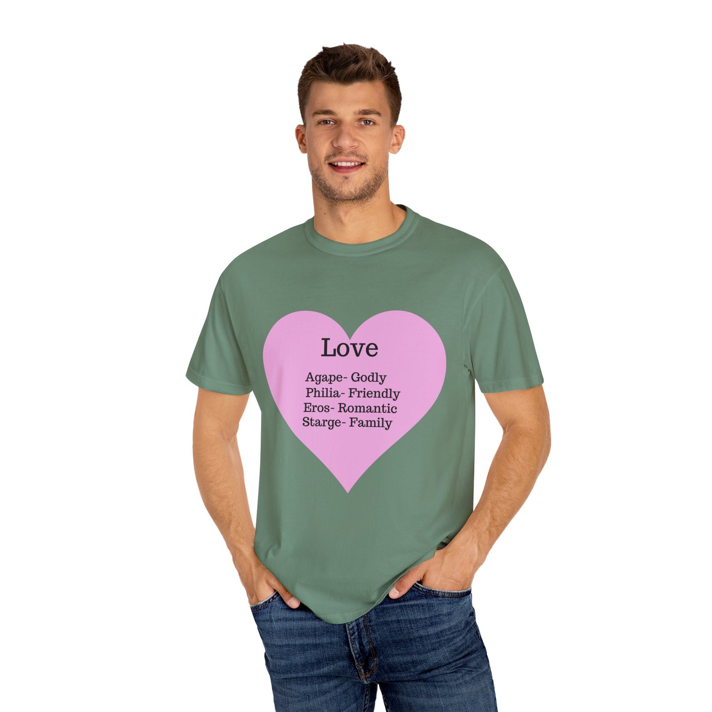 Love-Infused Unisex T-shirt: A Heartfelt Graphic Tee for All Occasions