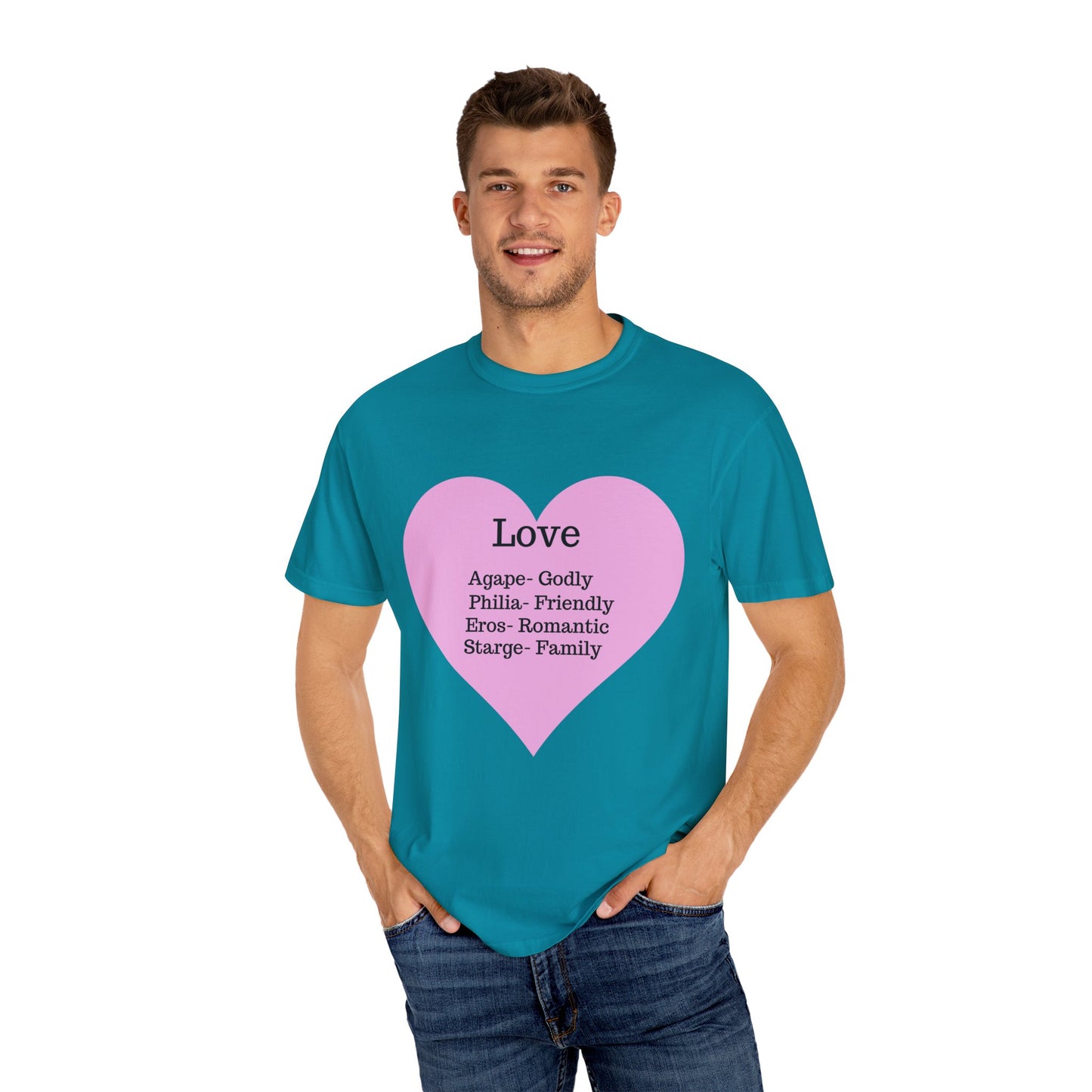 Love-Infused Unisex T-shirt: A Heartfelt Graphic Tee for All Occasions