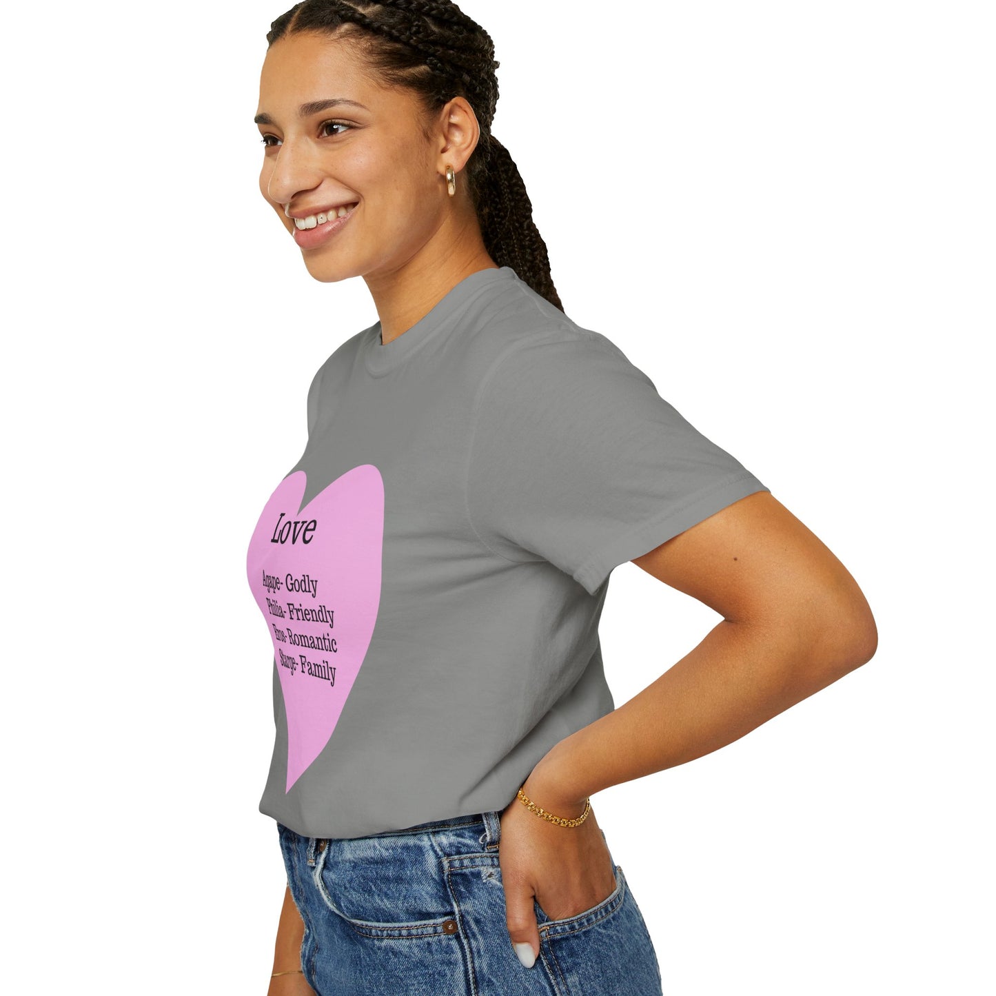 Love-Infused Unisex T-shirt: A Heartfelt Graphic Tee for All Occasions