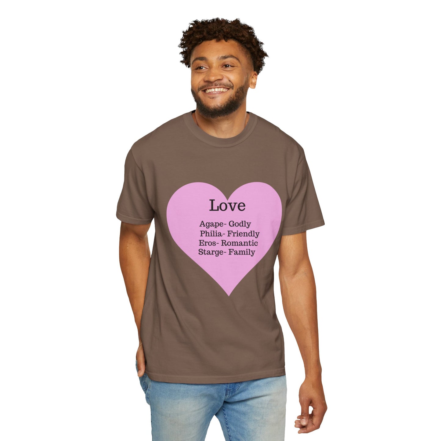 Love-Infused Unisex T-shirt: A Heartfelt Graphic Tee for All Occasions