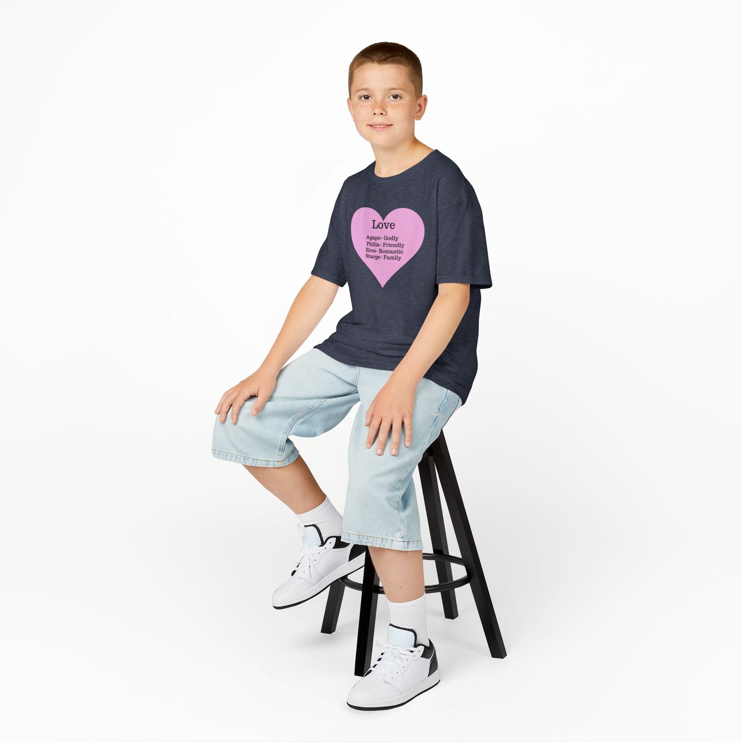 The Meaning of Love Kids T-Shirt | Heart Graphic Tee