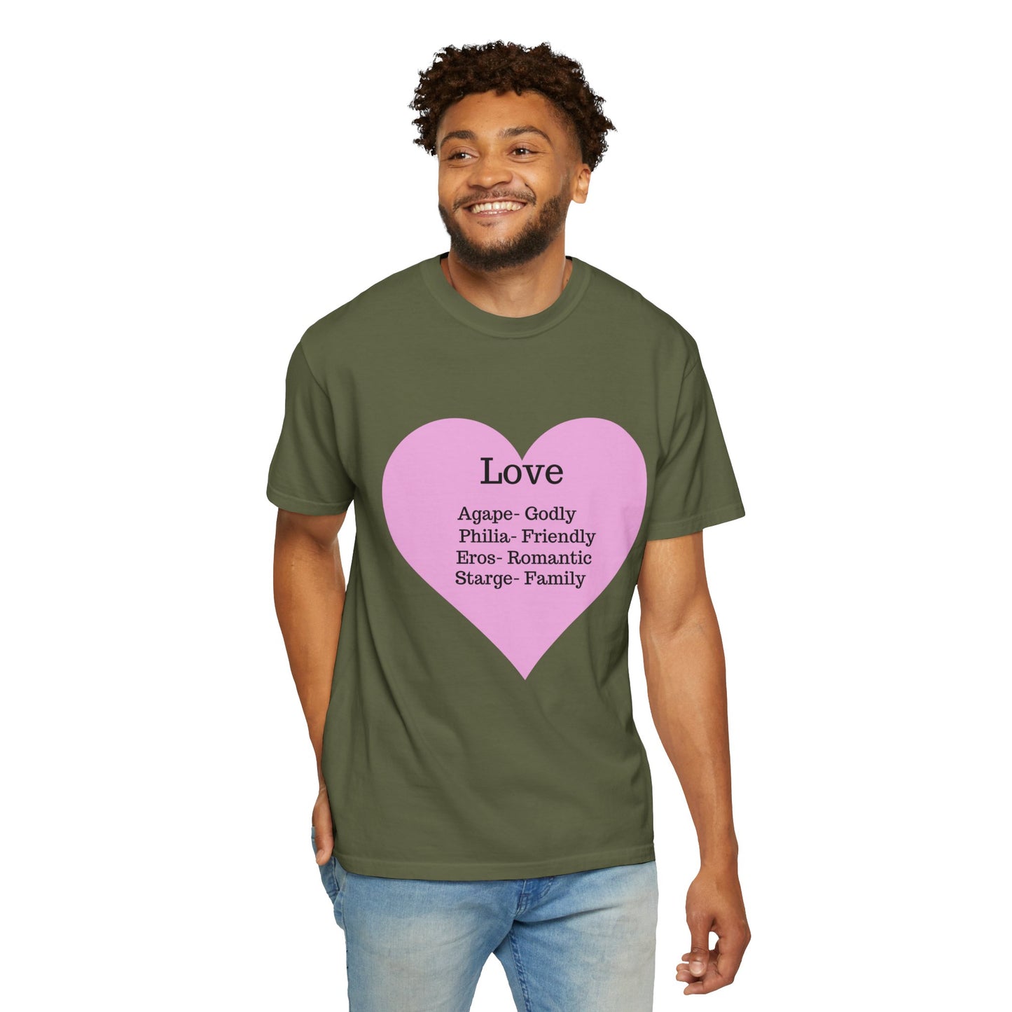 Love-Infused Unisex T-shirt: A Heartfelt Graphic Tee for All Occasions