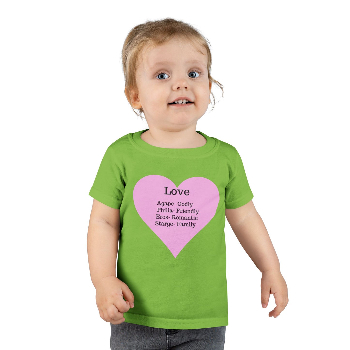 Types of Love Heart Toddler T-Shirt