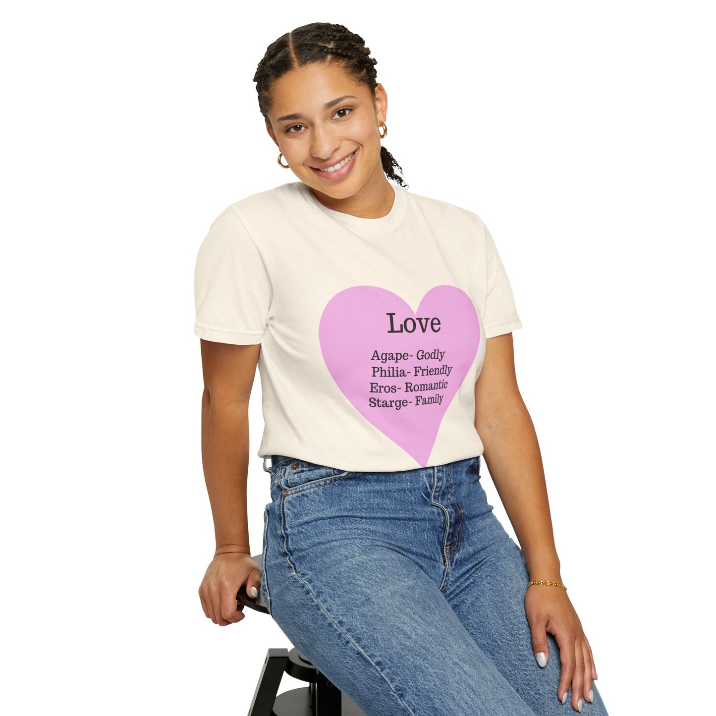 Love-Infused Unisex T-shirt: A Heartfelt Graphic Tee for All Occasions