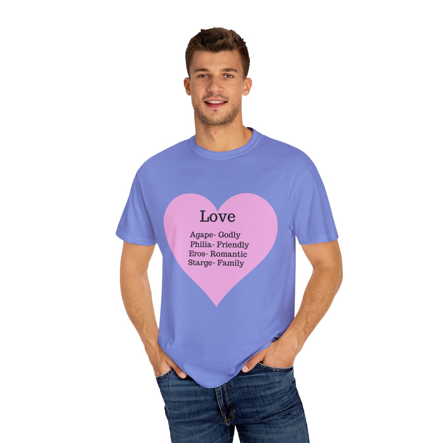 Love-Infused Unisex T-shirt: A Heartfelt Graphic Tee for All Occasions