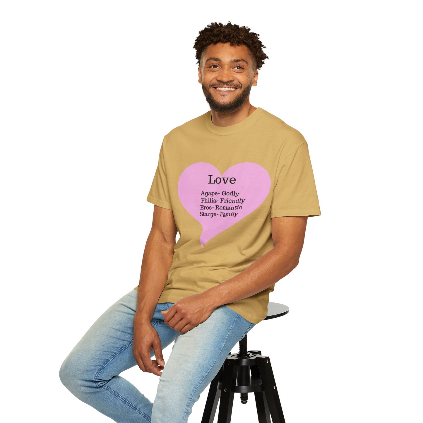 Love-Infused Unisex T-shirt: A Heartfelt Graphic Tee for All Occasions