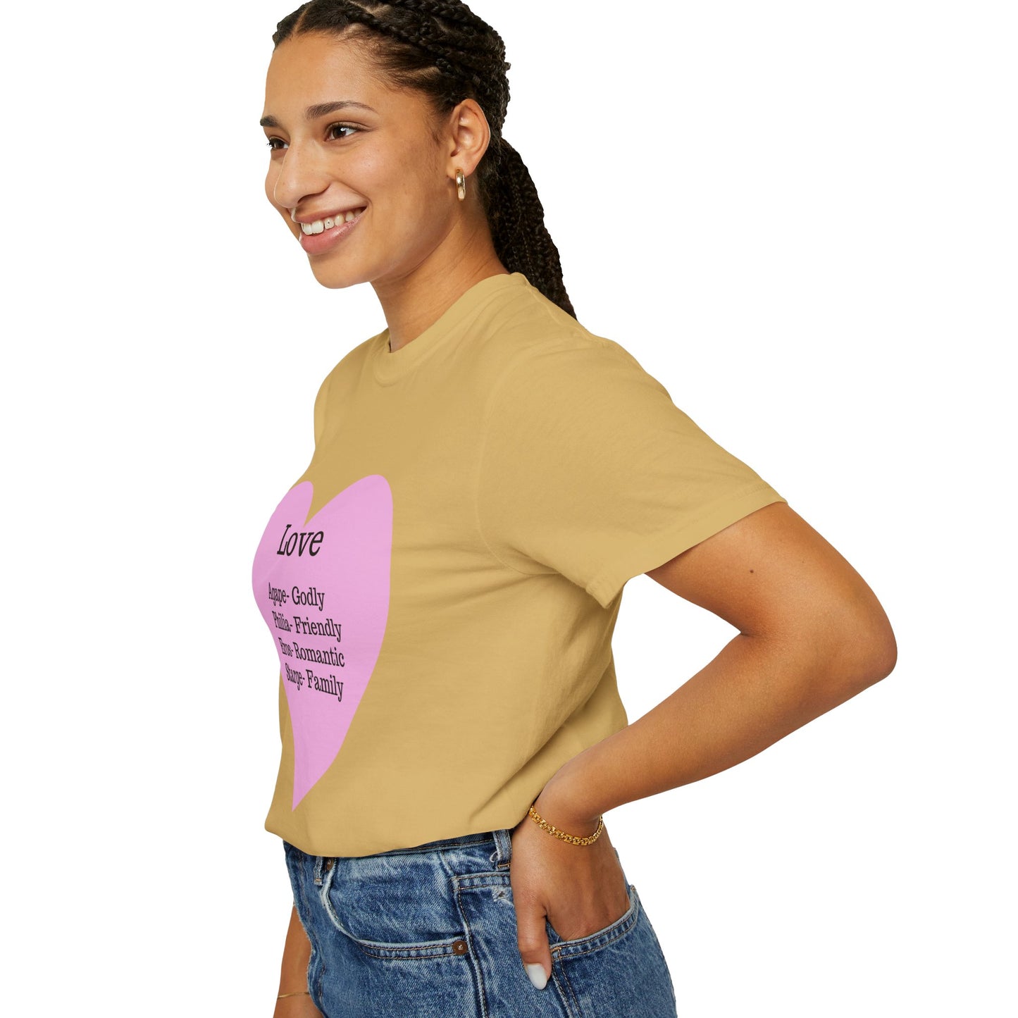 Love-Infused Unisex T-shirt: A Heartfelt Graphic Tee for All Occasions