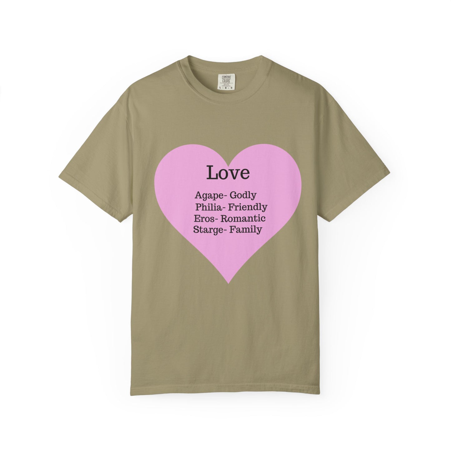 Love-Infused Unisex T-shirt: A Heartfelt Graphic Tee for All Occasions