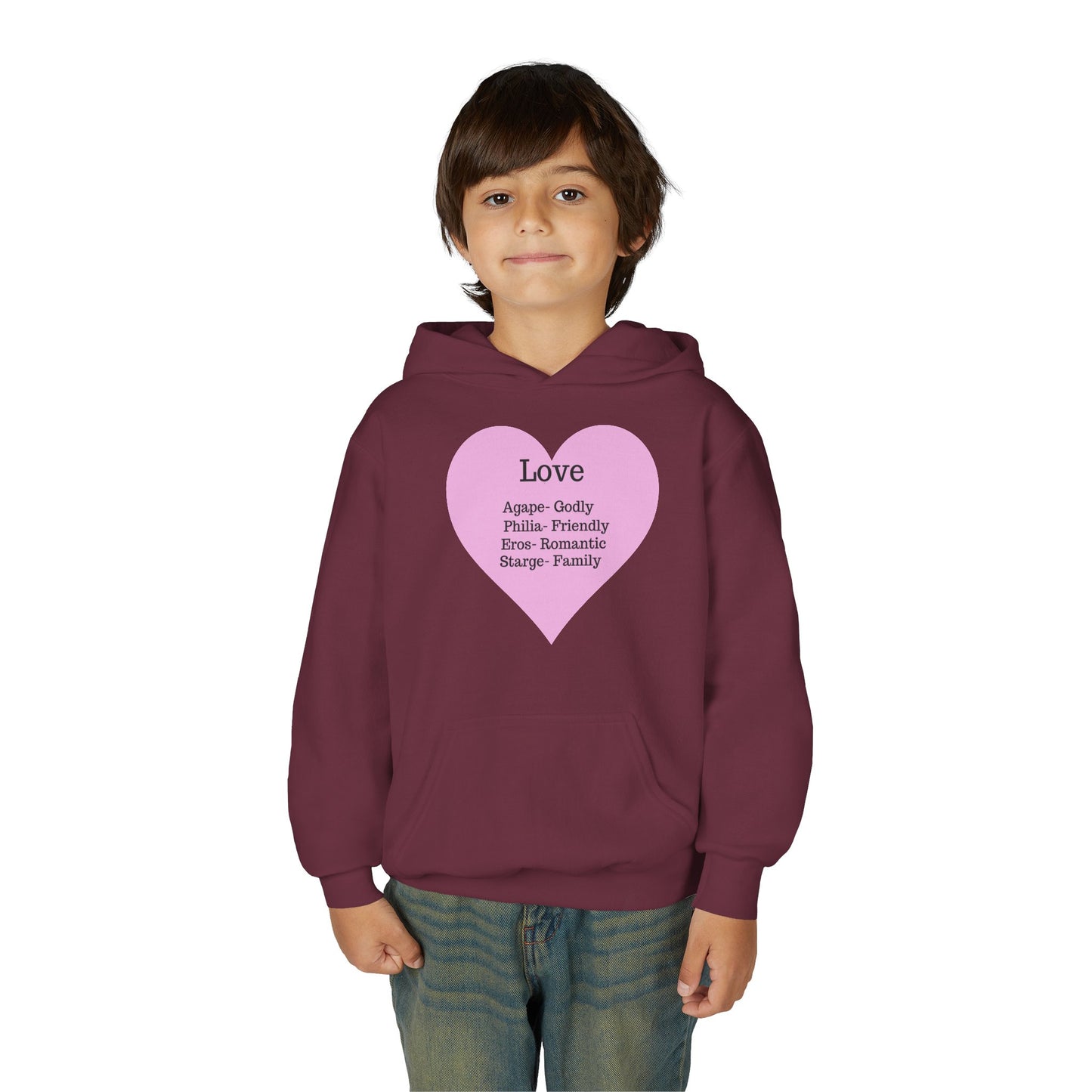 The Meaning of Love Kids Hoodie