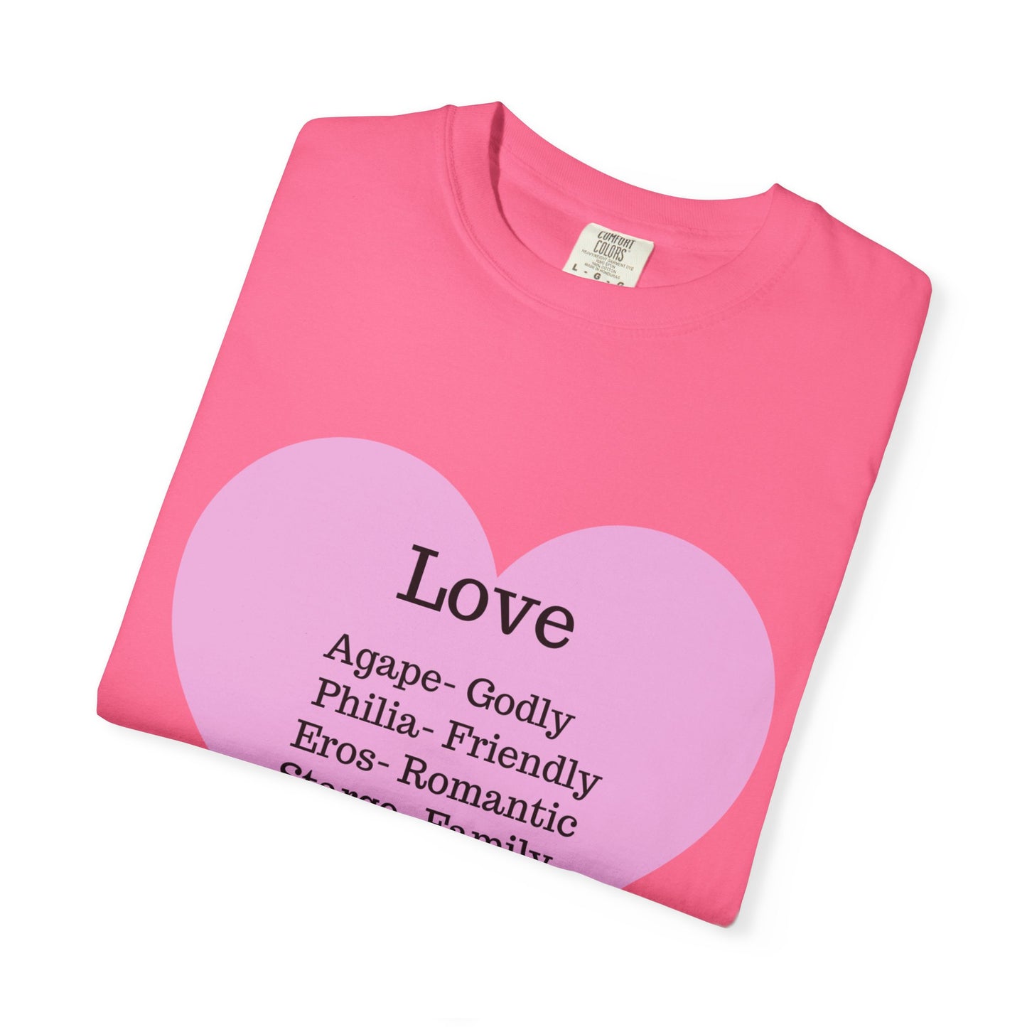 Love-Infused Unisex T-shirt: A Heartfelt Graphic Tee for All Occasions