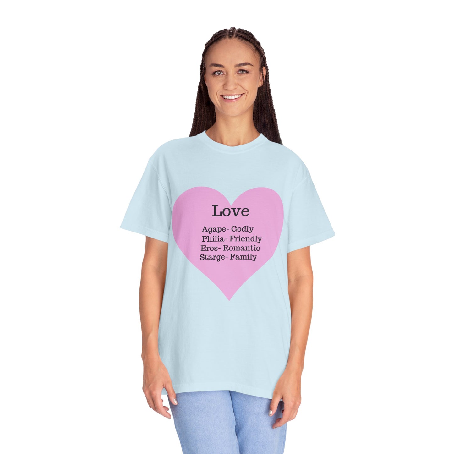 Love-Infused Unisex T-shirt: A Heartfelt Graphic Tee for All Occasions