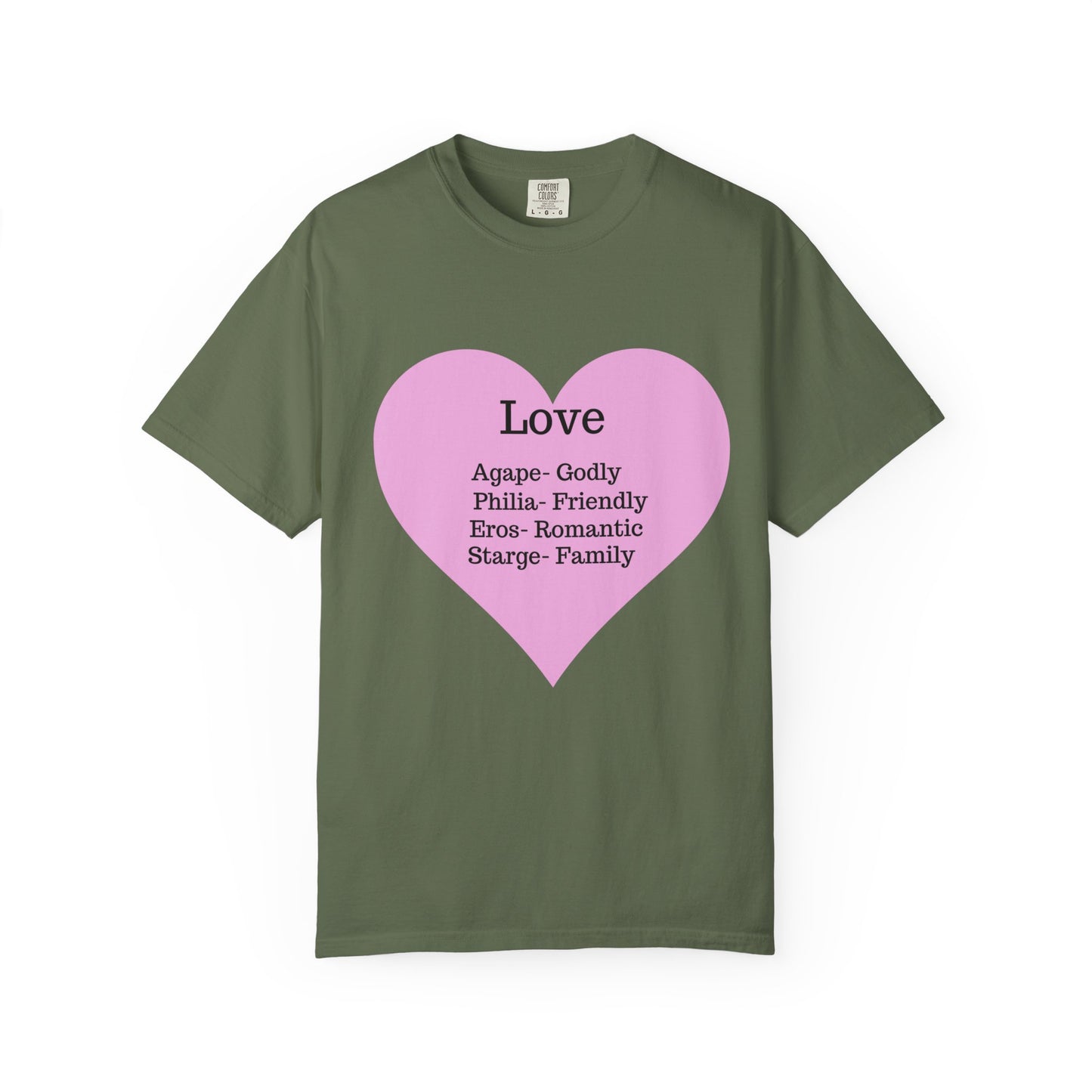 Love-Infused Unisex T-shirt: A Heartfelt Graphic Tee for All Occasions