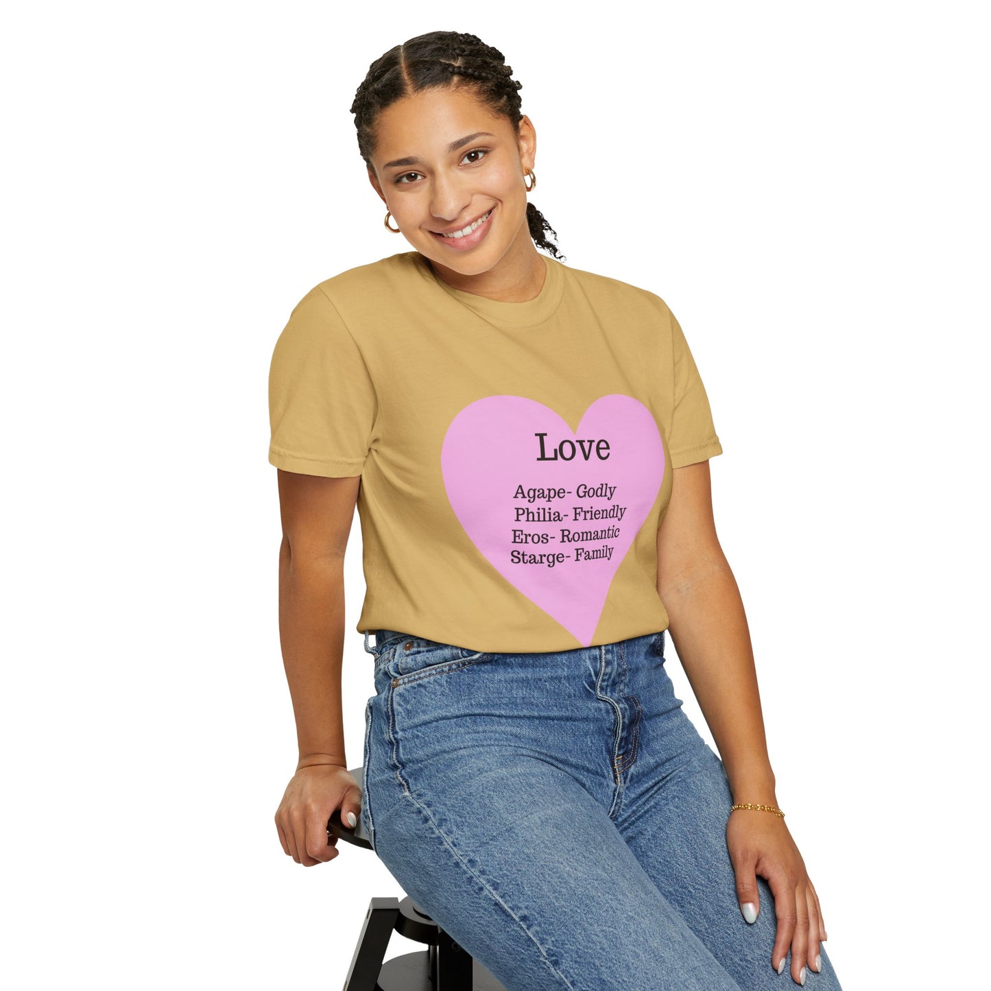 Love-Infused Unisex T-shirt: A Heartfelt Graphic Tee for All Occasions
