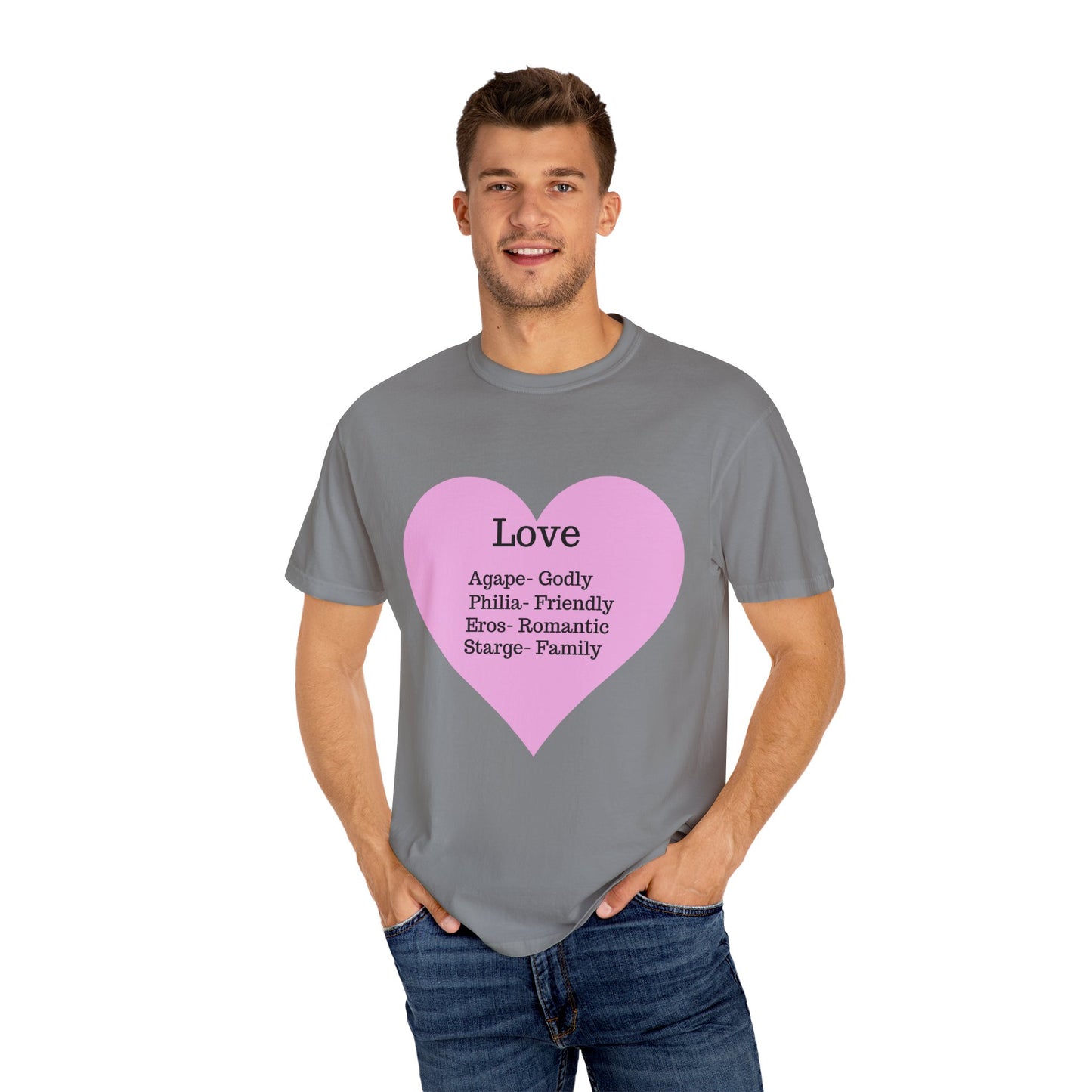 Love-Infused Unisex T-shirt: A Heartfelt Graphic Tee for All Occasions