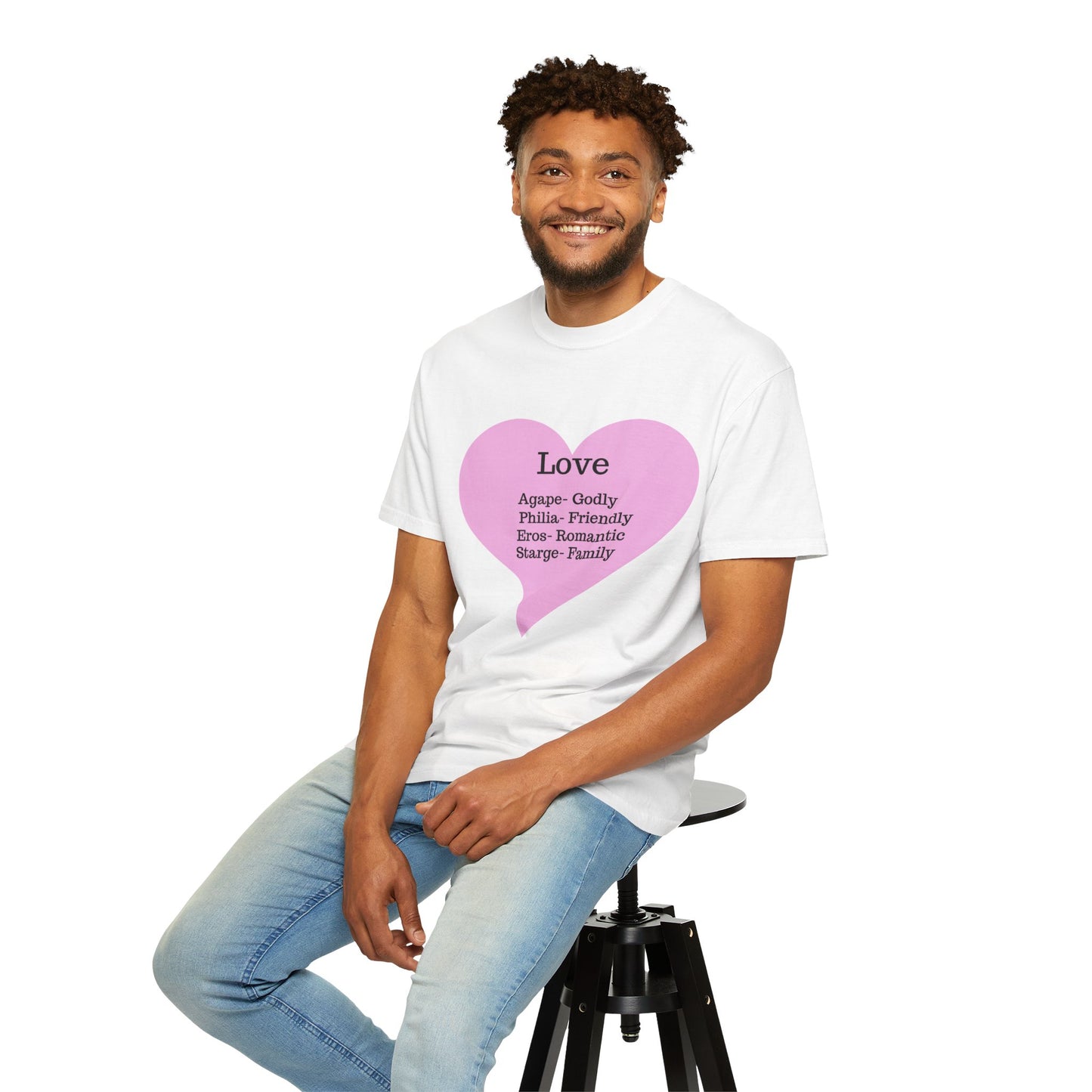Love-Infused Unisex T-shirt: A Heartfelt Graphic Tee for All Occasions