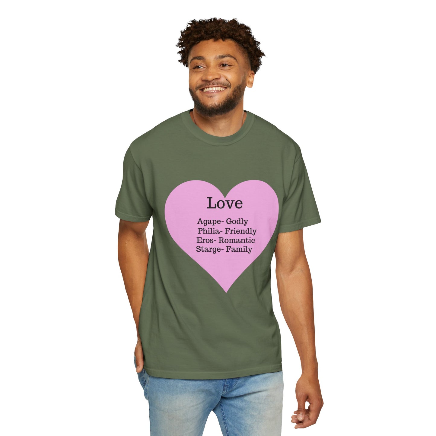 Love-Infused Unisex T-shirt: A Heartfelt Graphic Tee for All Occasions