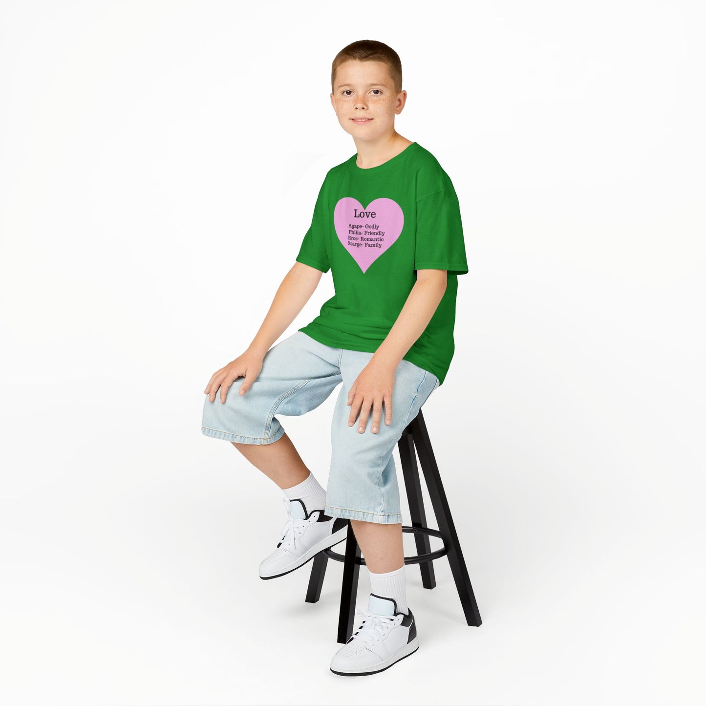 The Meaning of Love Kids T-Shirt | Heart Graphic Tee