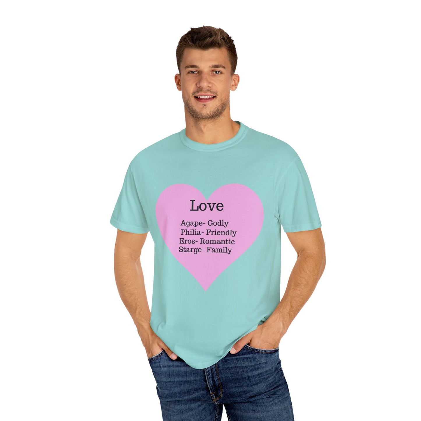 Love-Infused Unisex T-shirt: A Heartfelt Graphic Tee for All Occasions