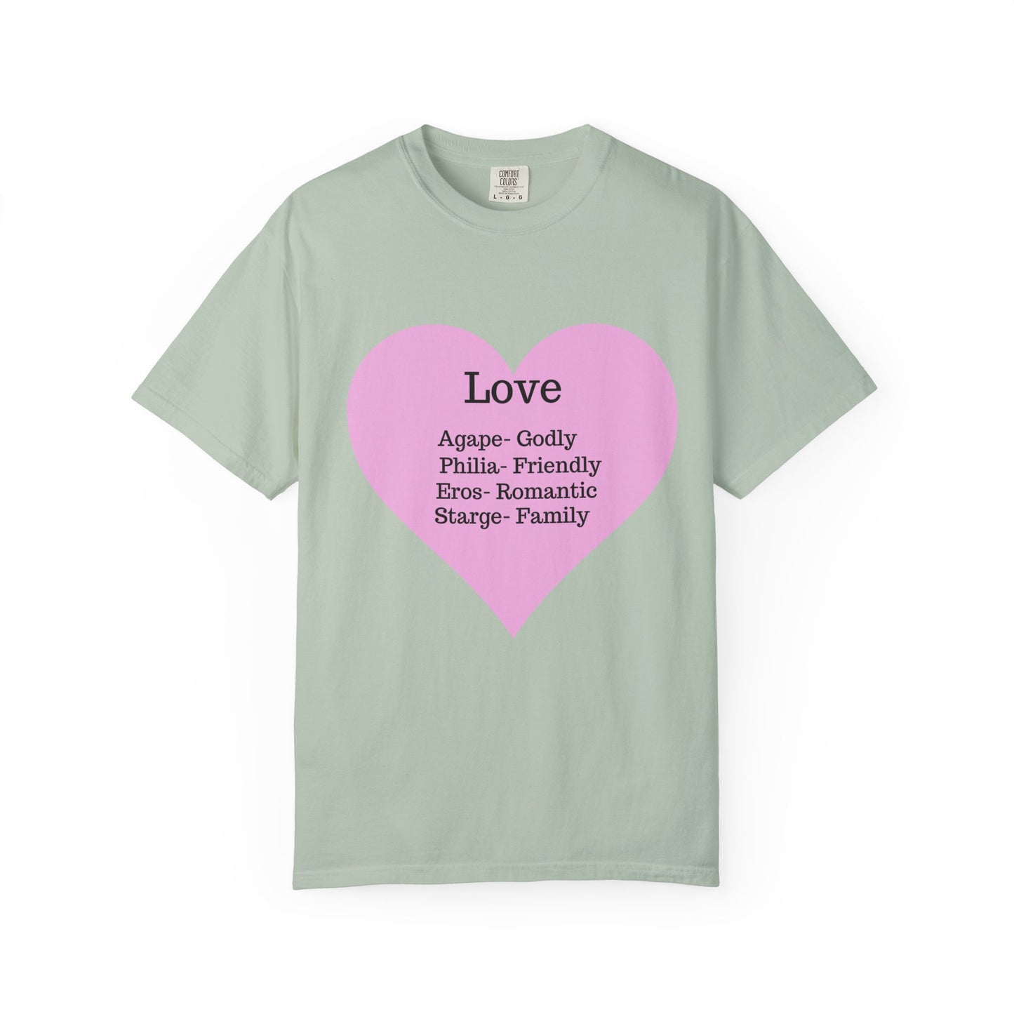 Love-Infused Unisex T-shirt: A Heartfelt Graphic Tee for All Occasions