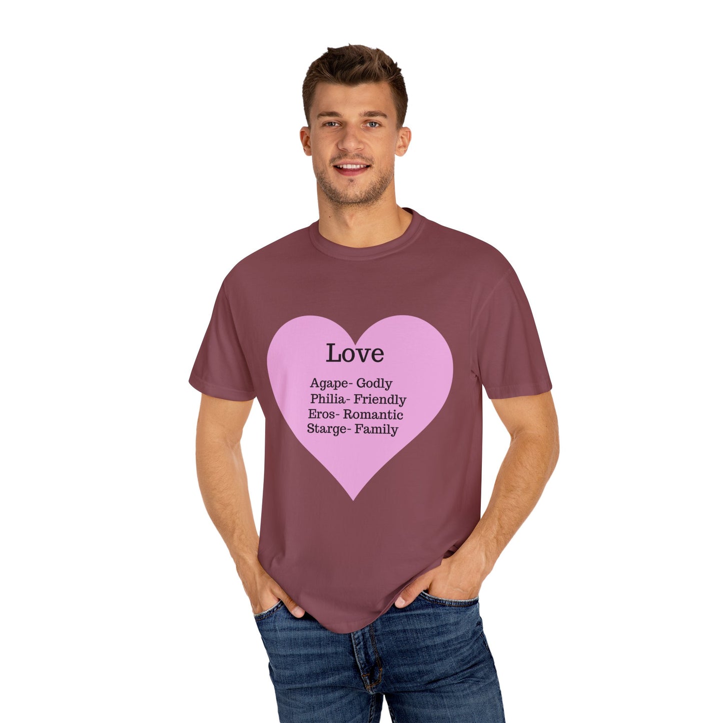 Love-Infused Unisex T-shirt: A Heartfelt Graphic Tee for All Occasions