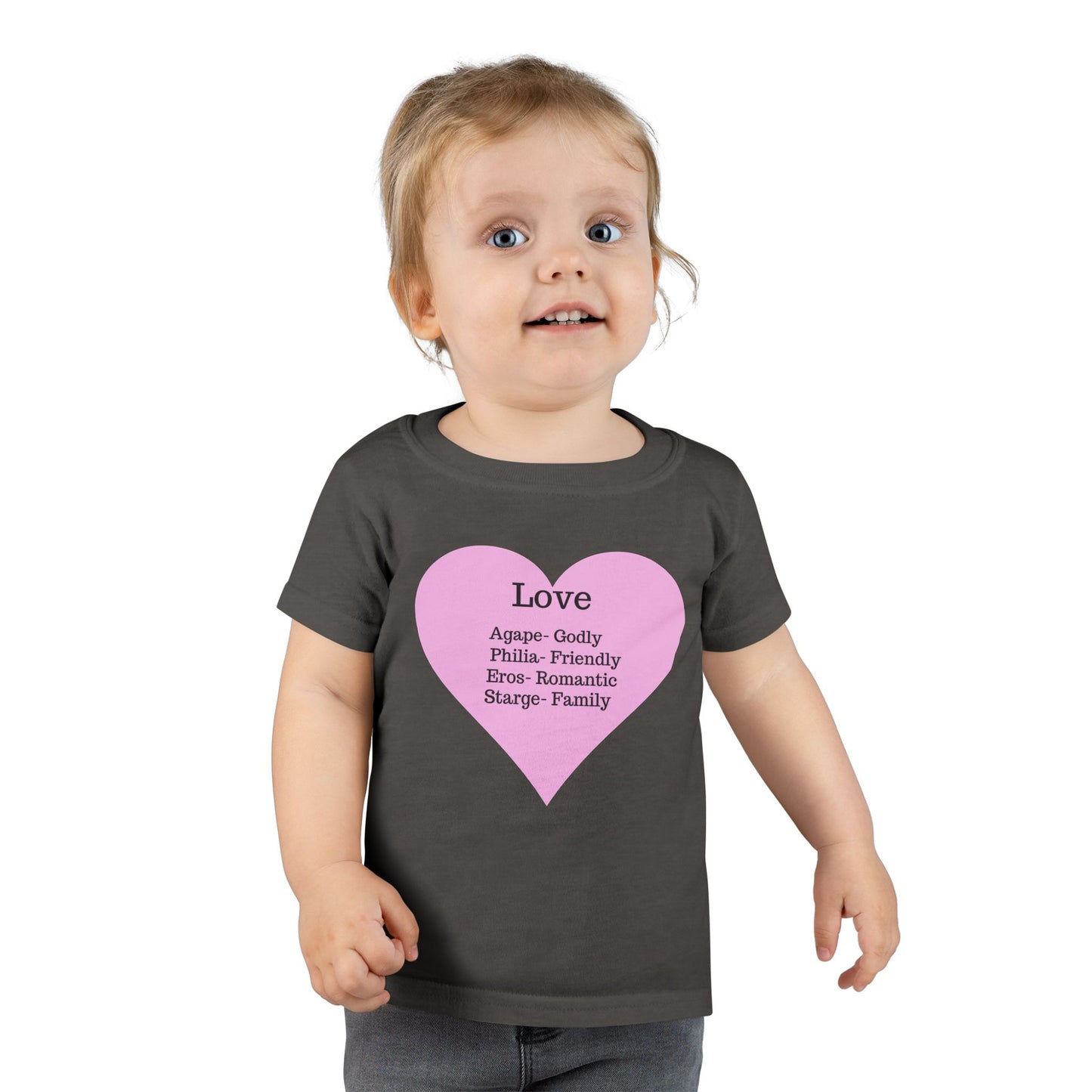 Types of Love Heart Toddler T-Shirt