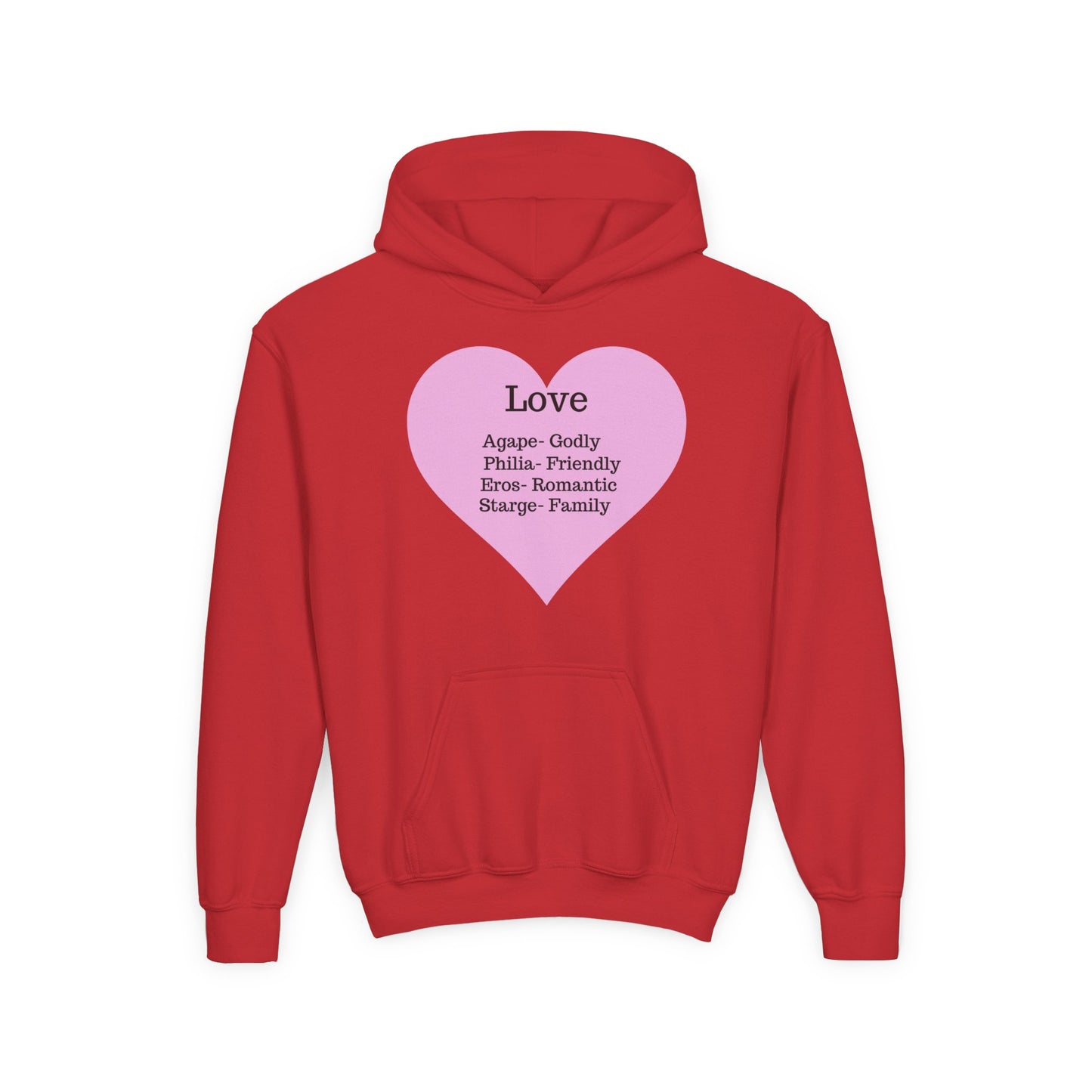 The Meaning of Love Kids Hoodie