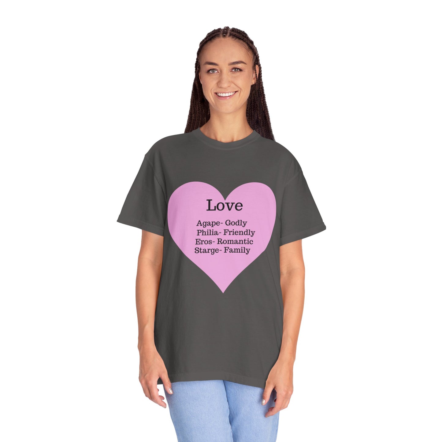 Love-Infused Unisex T-shirt: A Heartfelt Graphic Tee for All Occasions