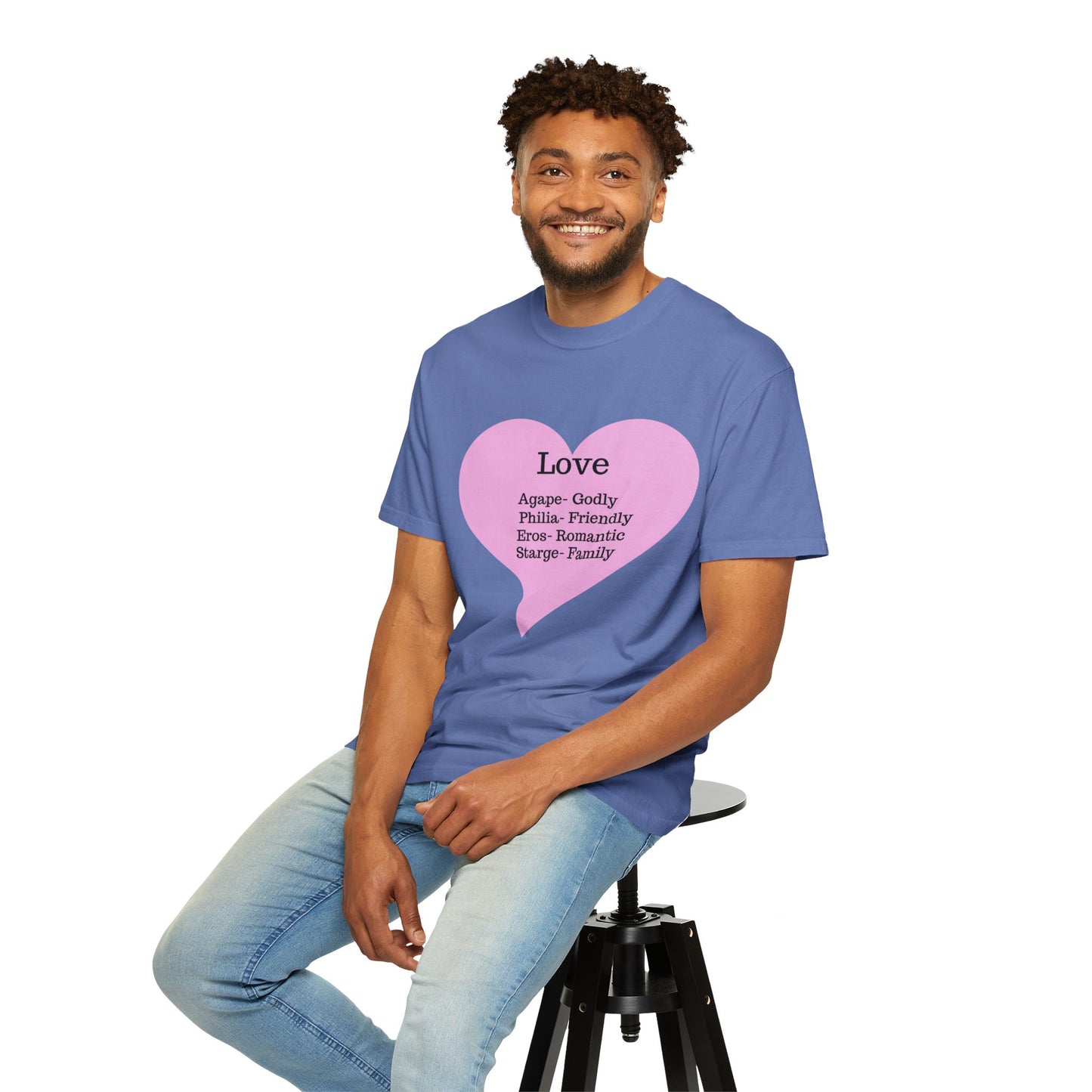 Love-Infused Unisex T-shirt: A Heartfelt Graphic Tee for All Occasions