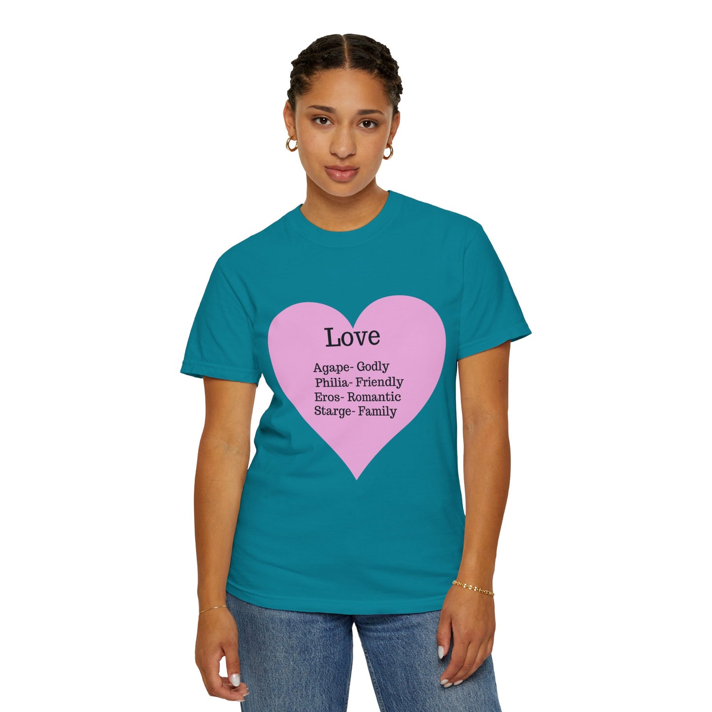 Love-Infused Unisex T-shirt: A Heartfelt Graphic Tee for All Occasions