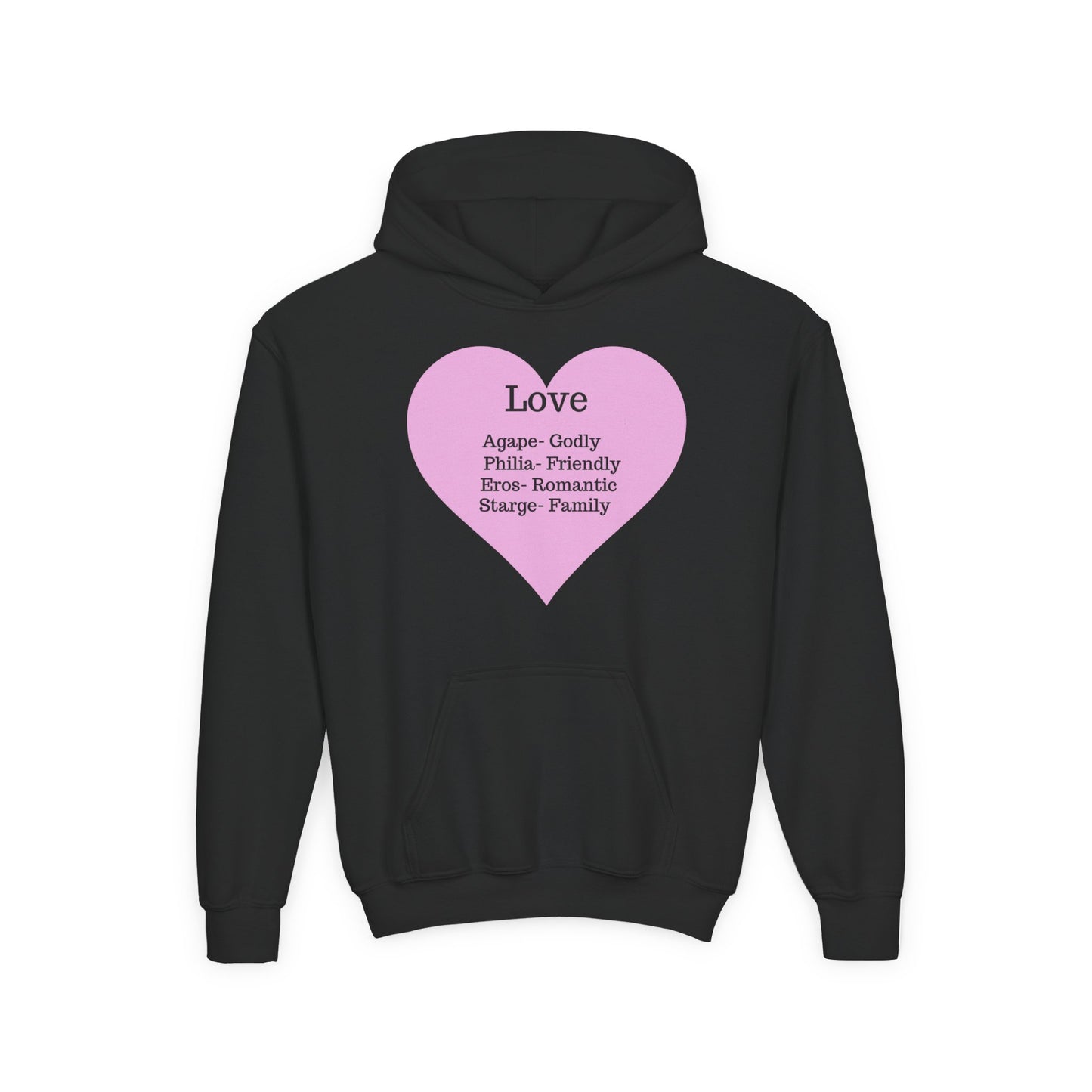 The Meaning of Love Kids Hoodie